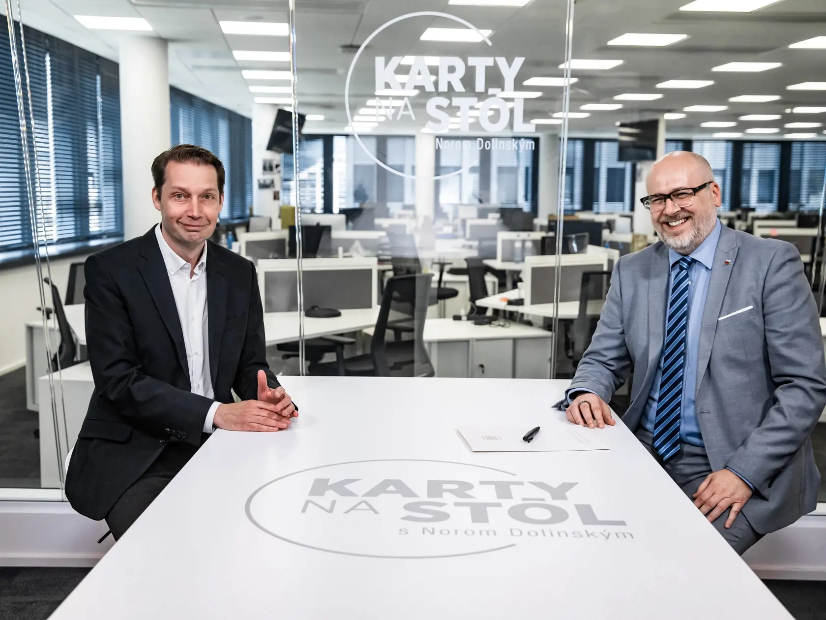 Diskusná relácia “Karty na stôl”, ktorej hosťom bol Michal Kaliňák (Hlas-SD), št. tajomník MIRRI.
