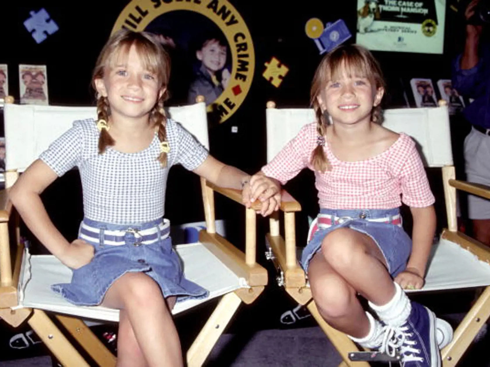 Mary-Kate Olsen and Ashley Olsen at the Las Vegas Convention Center in Las Vegas, Nevada (Photo by Jim Smeal/WireImage)