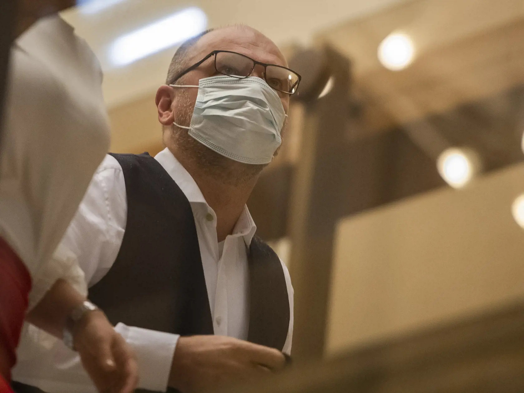 Na snímke minister hospodárstva SR a prvý podpredseda vlády pre ekonomiku SR Richard Sulík (SAS) prichádza na 43. rokovanie vlády SR v Bratislave 14. októbra 2020. FOTO TASR - Jaroslav Novák