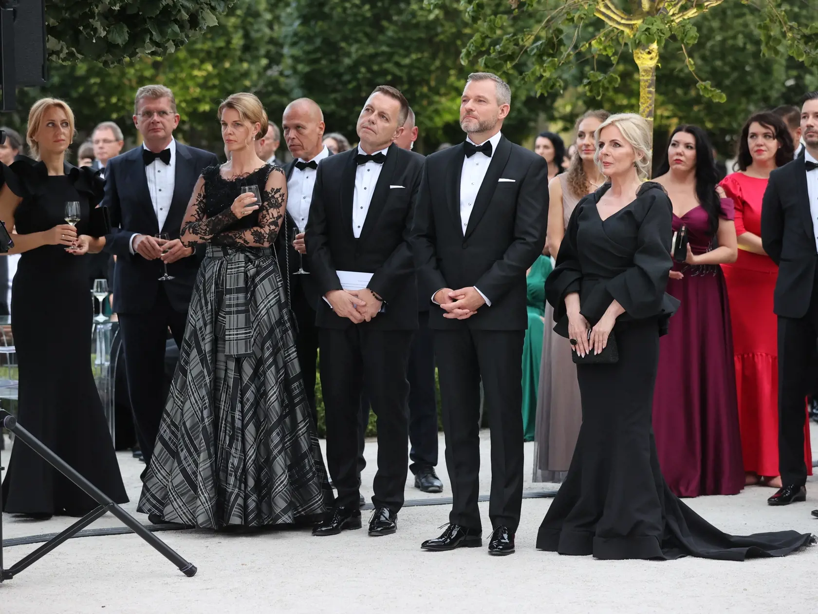 Slávnostná recepcia prezidenta SR Petra Pellegriniho na Bratislavskom hrade.