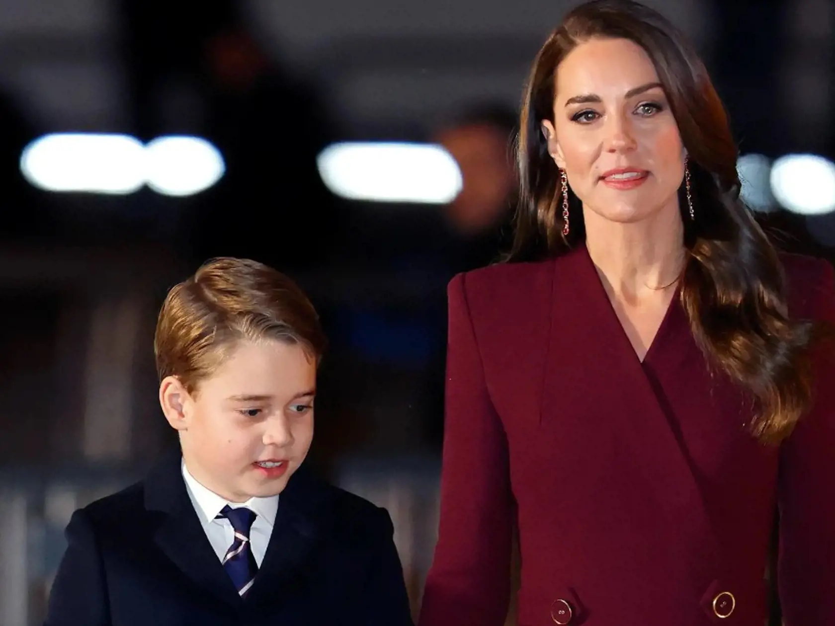 Princezná Kate a princ George.