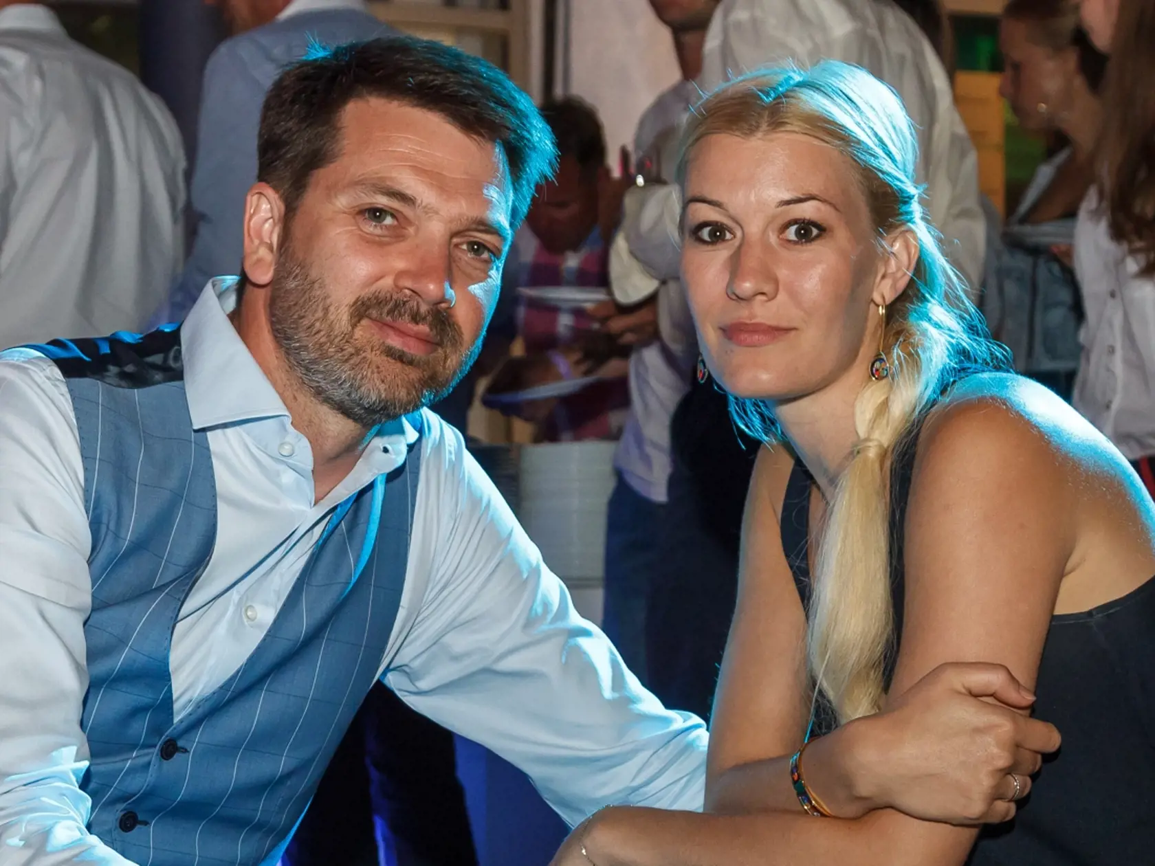 Herec Marek Majeský s manželkou Janou.