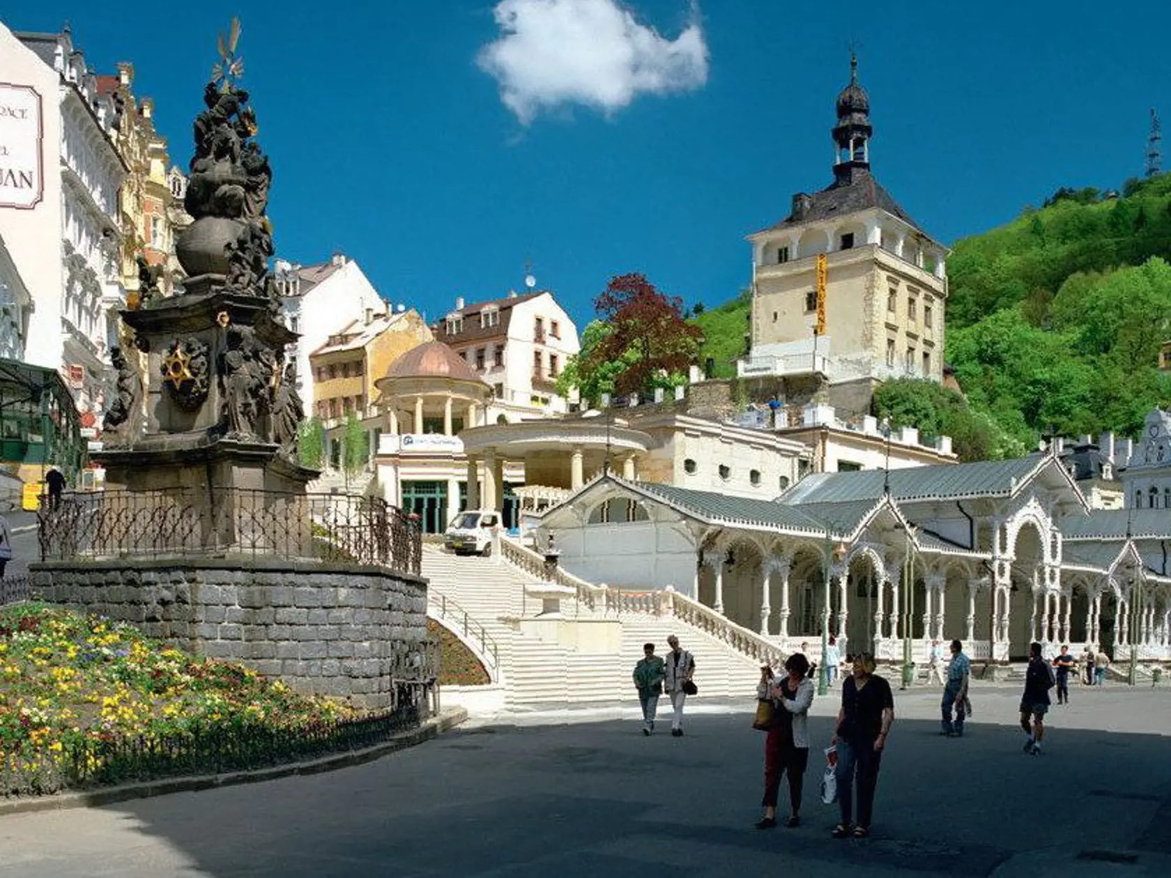 Karlove Vary - jedno z najkrajších českých miest.