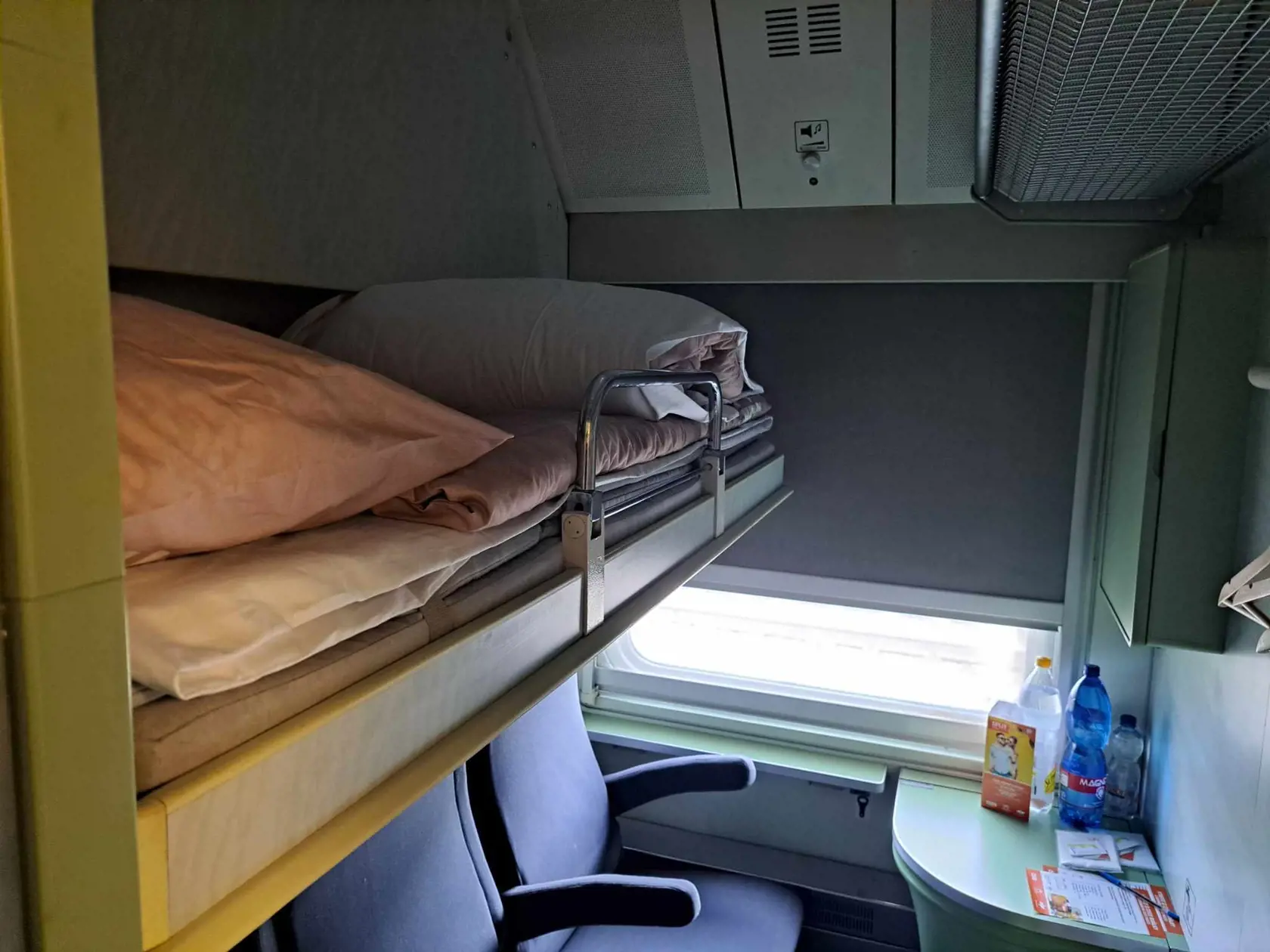 Vlak EuroNight do Splitu vyrazil dnes o 15:26 zo stanice Bratislava-Nové Mesto.