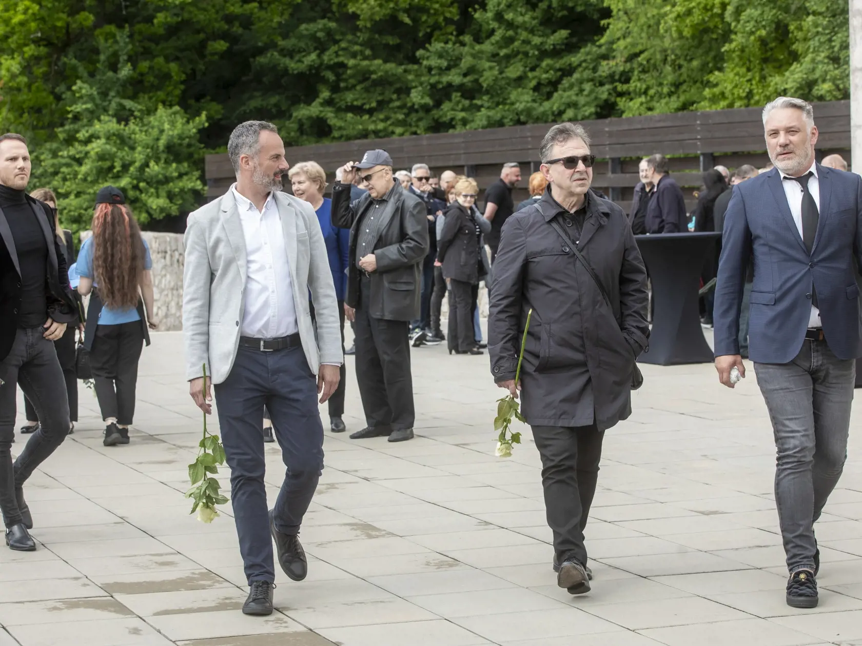 Na snímke je posledná rozlúčka s podnikateľom Fedorom Flašíkom v bratislavskom krematóriu, ktorá sa konala v piatok 3.5 2024.