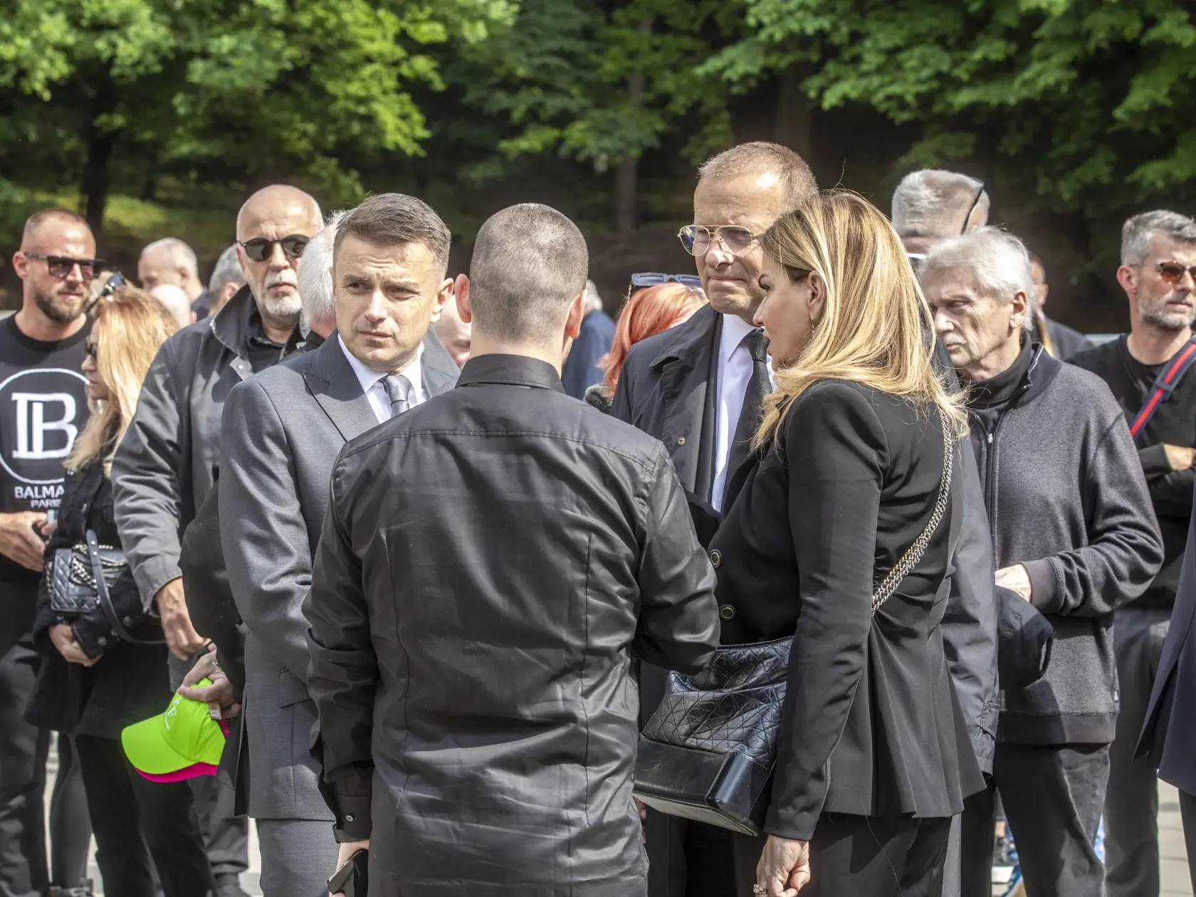 Na snímke je posledná rozlúčka s podnikateľom Fedorom Flašíkom v bratislavskom krematóriu, ktorá sa konala v piatok 3.5 2024 Na fotke je  Branislav Záhradník.