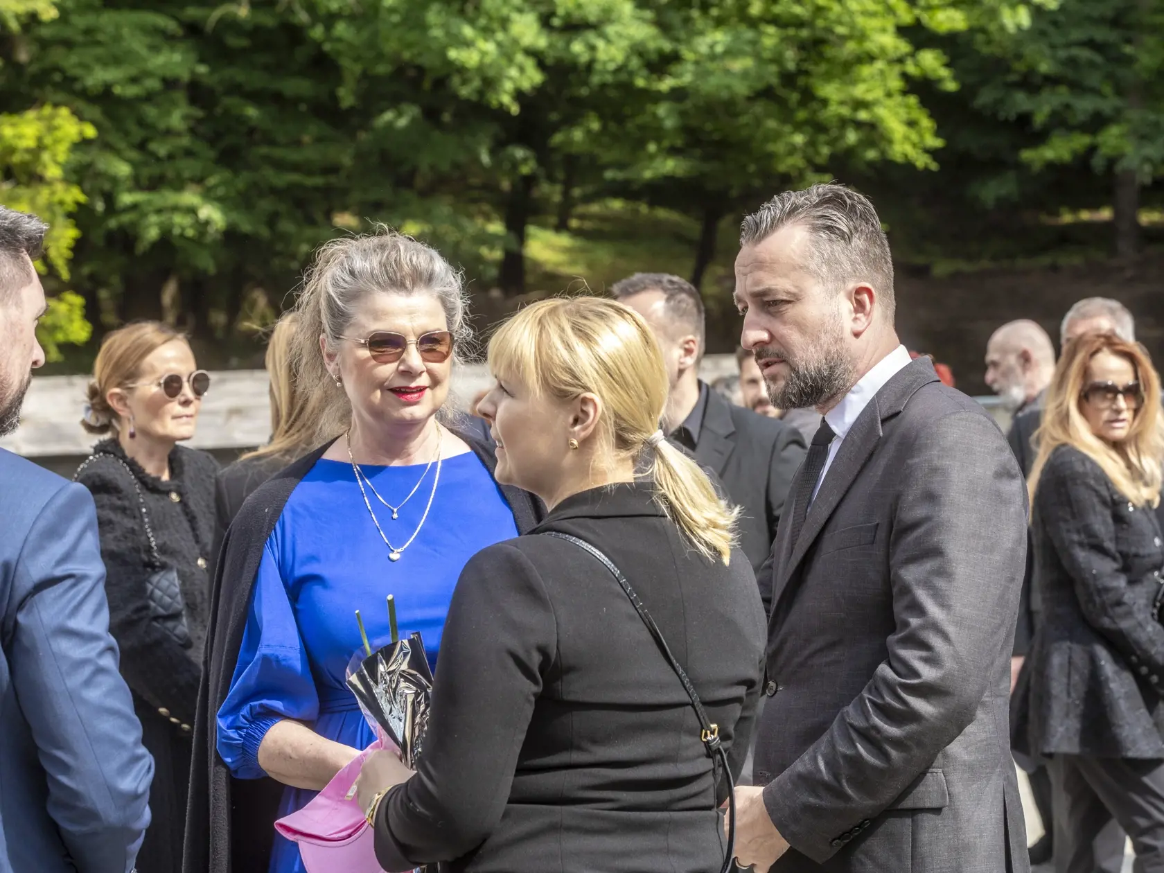 Na snímke je posledná rozlúčka s podnikateľom Fedorom Flašíkom v bratislavskom krematóriu, ktorá sa konala v piatok 3.5 2024.