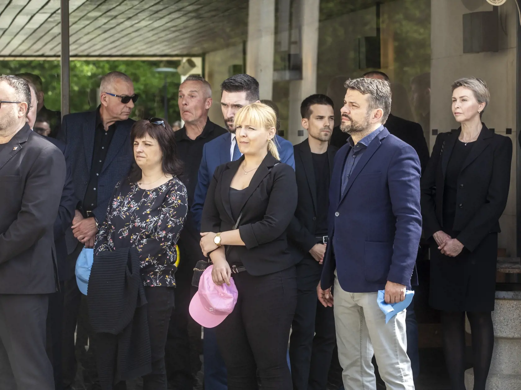Na snímke je posledná rozlúčka s podnikateľom Fedorom Flašíkom v bratislavskom krematóriu, ktorá sa konala v piatok 3.5 2024.
