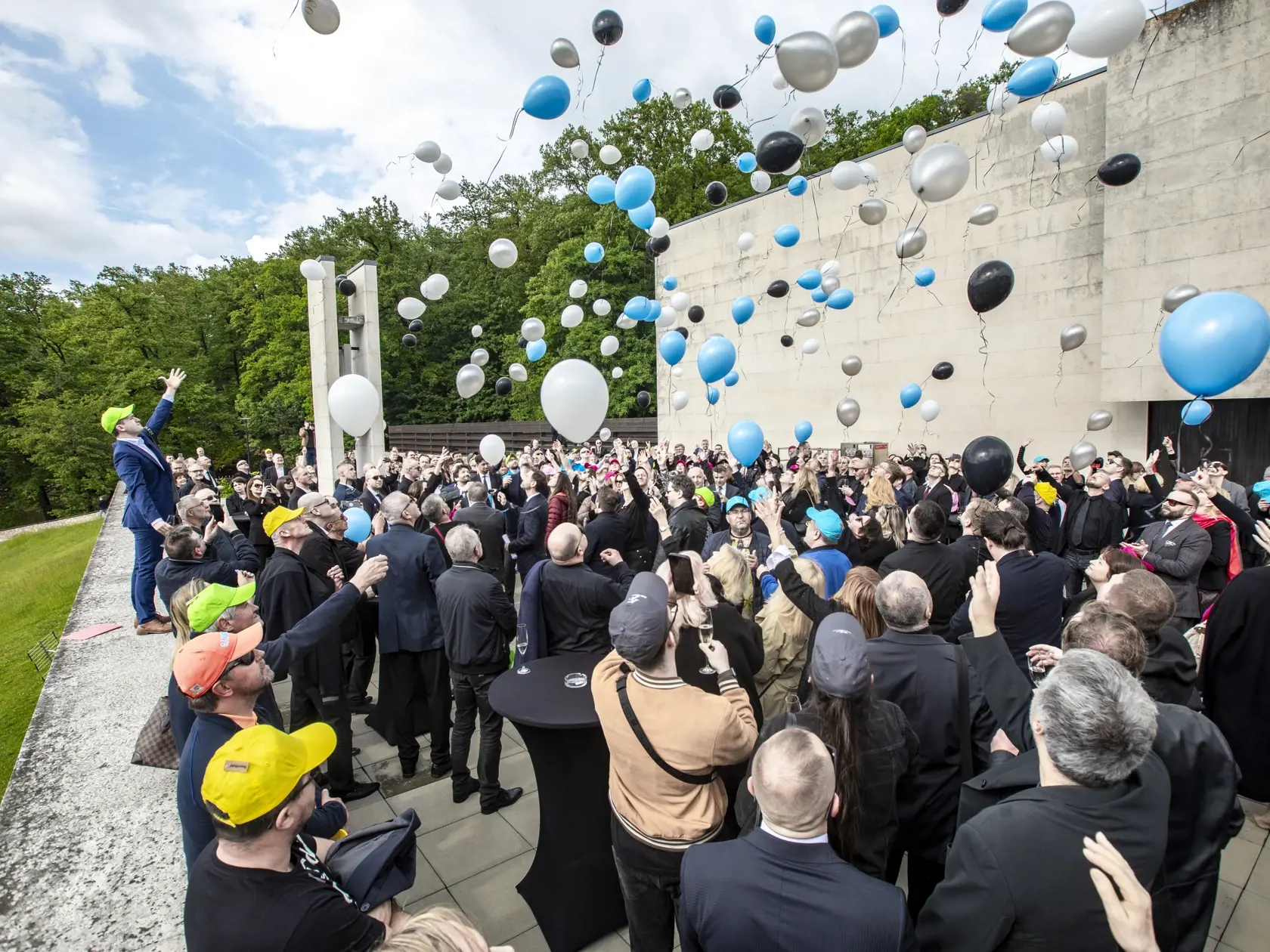 Na snímke je posledná rozlúčka s podnikateľom Fedorom Flašíkom v bratislavskom krematóriu, ktorá sa konala v piatok 3.5 2024.
