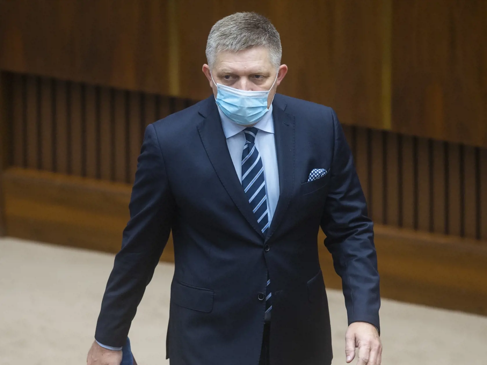 Na snímke predseda politickej srany SMER - SD Robert Fico