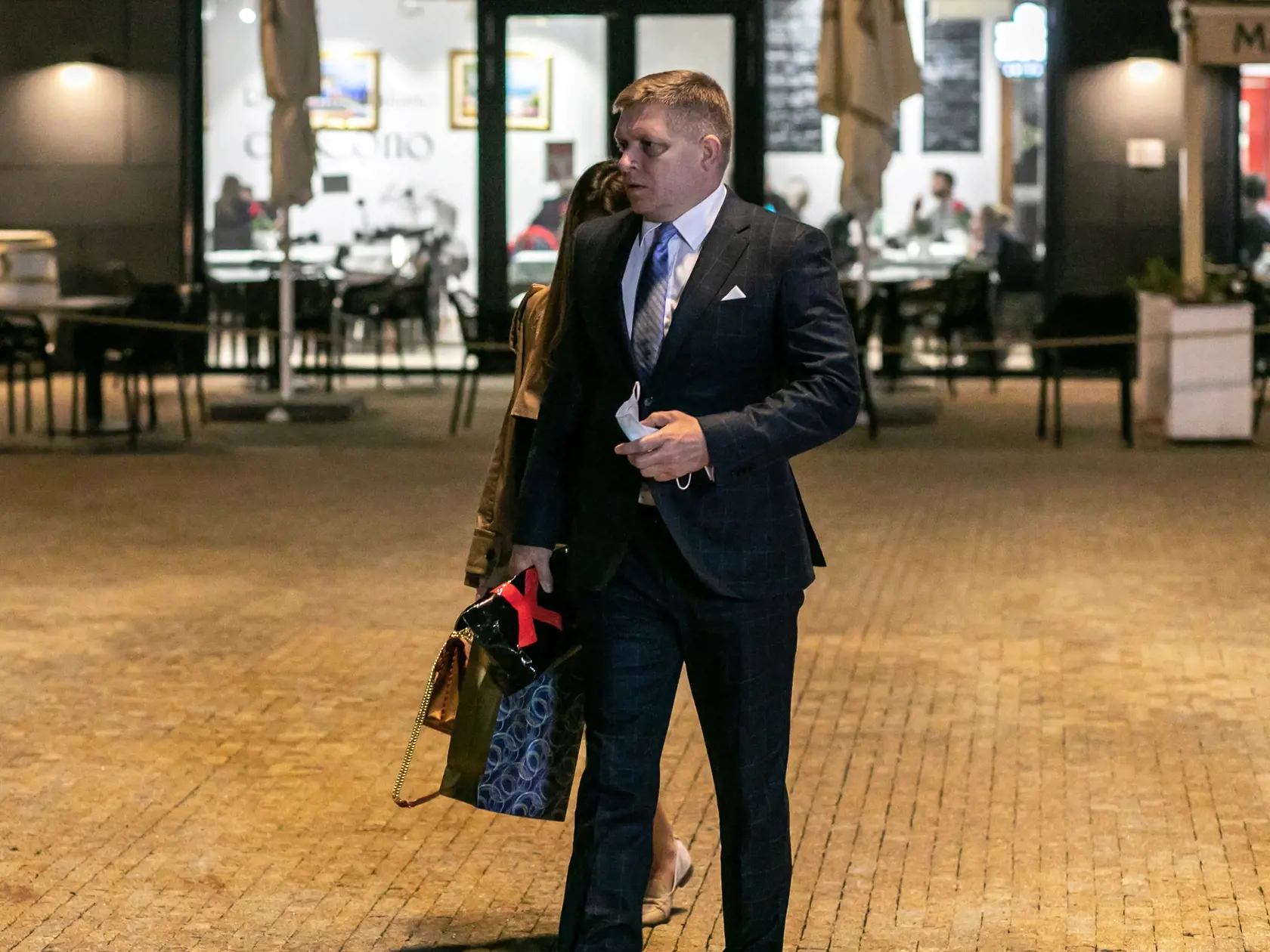 Na snímke predseda politickej srany SMER - SD Robert Fico