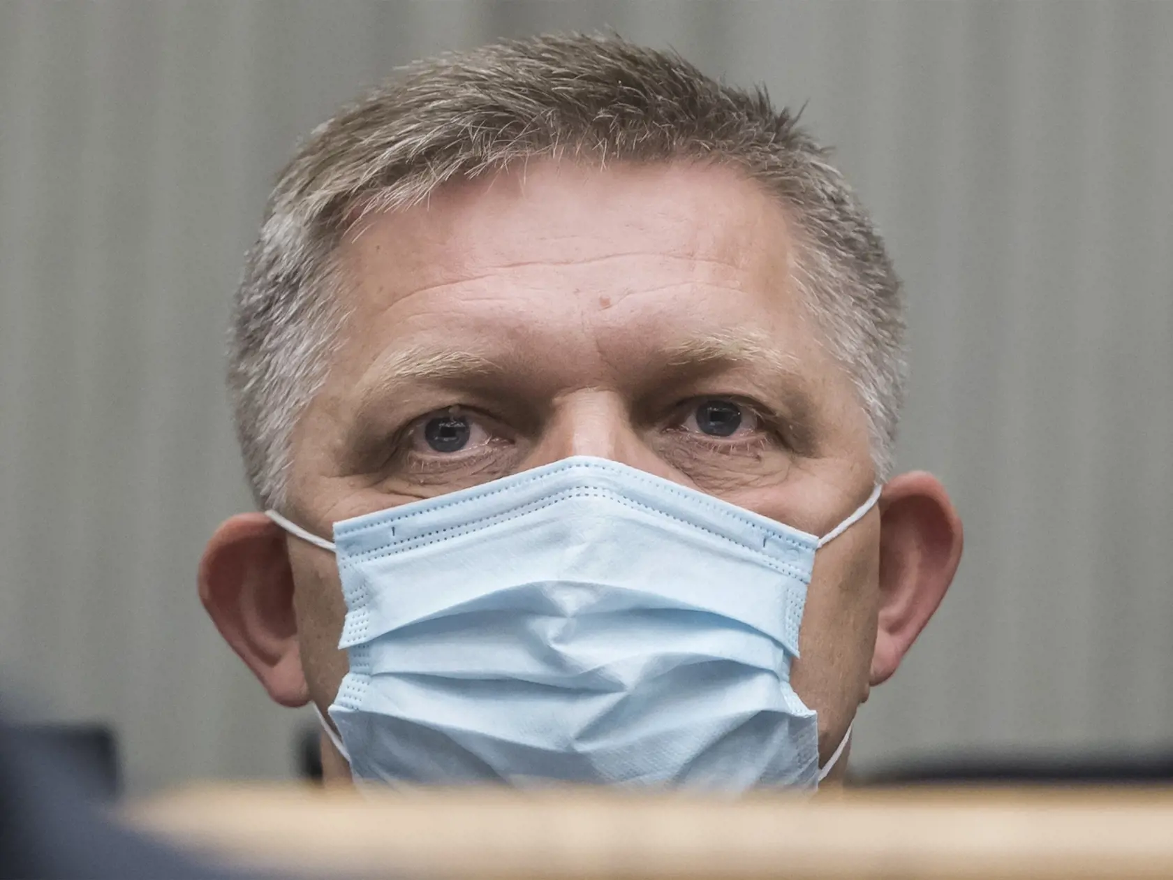 Na snímke predseda politickej srany SMER - SD Robert Fico