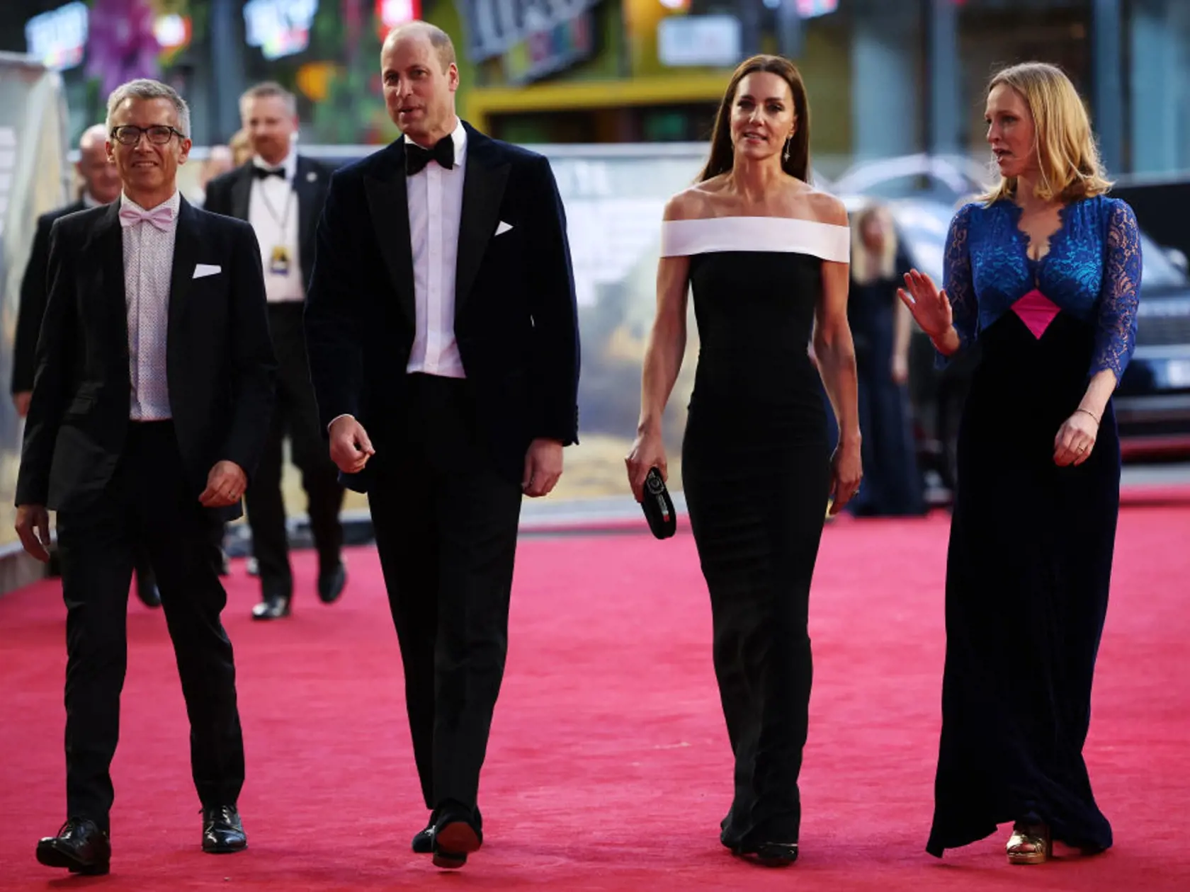 Kate a William na premietaní filmu "Top Gun: Maverick".