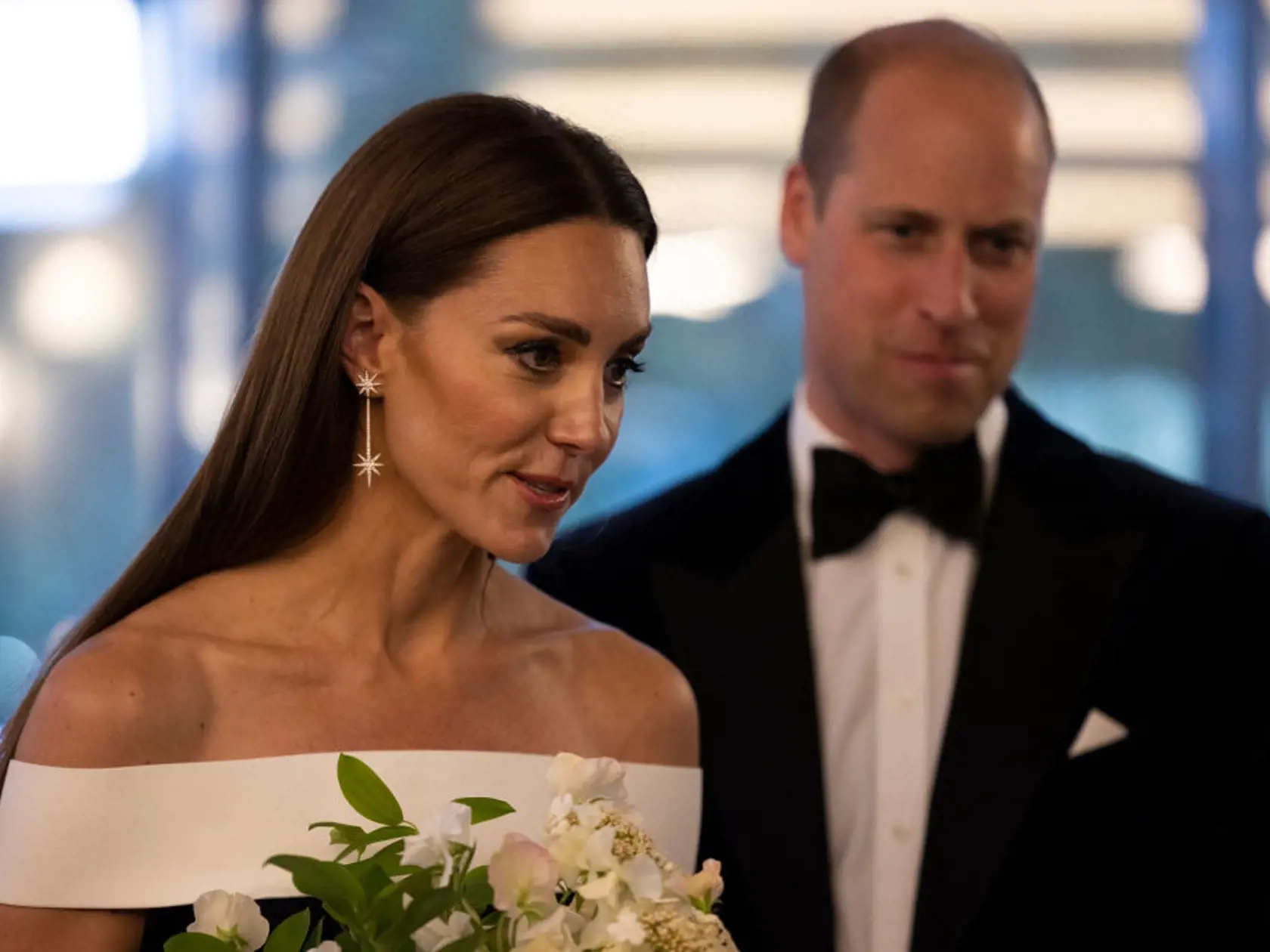 Kate a William na premietaní filmu "Top Gun: Maverick".