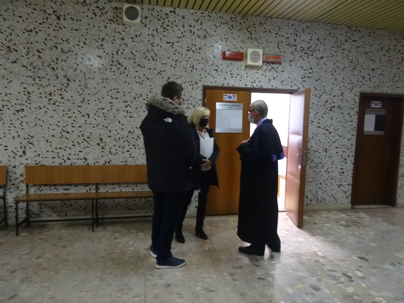 Paškovci v rozhovore so sudcom.
