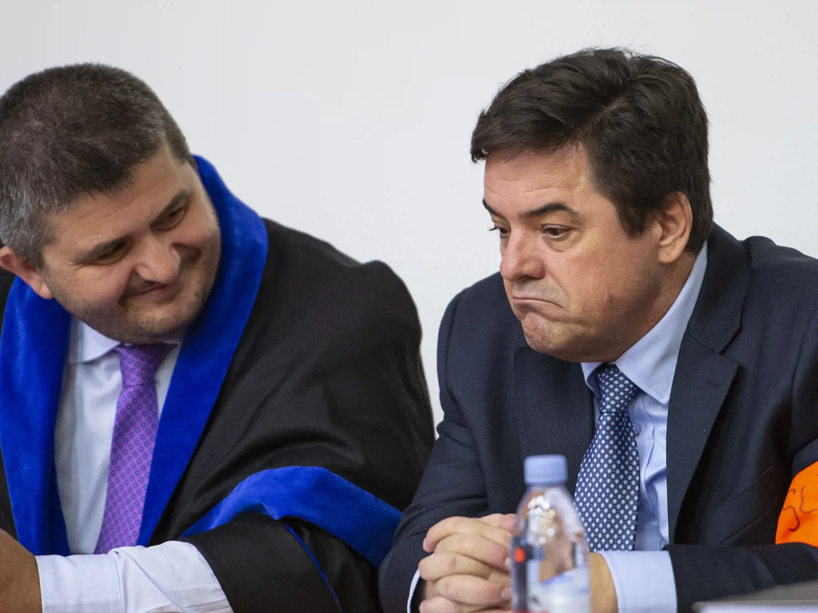 Marian Kočner je obvinený v prípade vraždy Jána Kuciaka. Na snímkach ako obžalovaný počas vvypočúvania v kauze Zmenky.