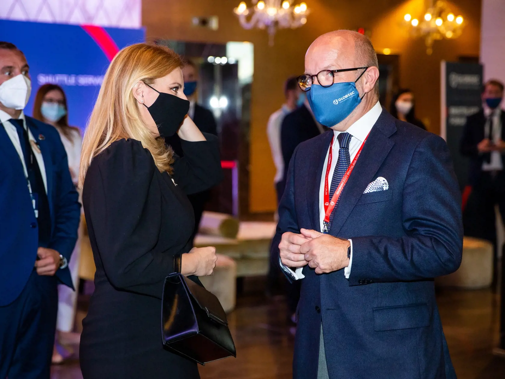 Bezpečnostná konferencia "GLOBSEC 2020" v Bratislave. Na snímke Zuzana Čaputová.