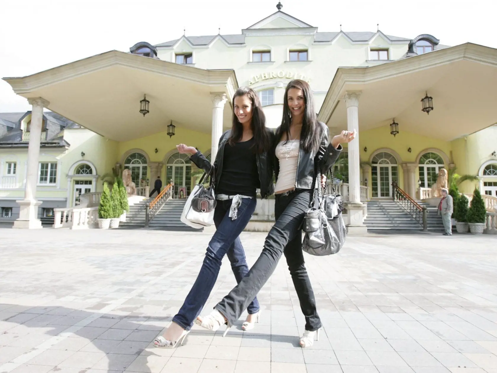 Soňa Skoncová a Barbora Franeková v kúpeľoch