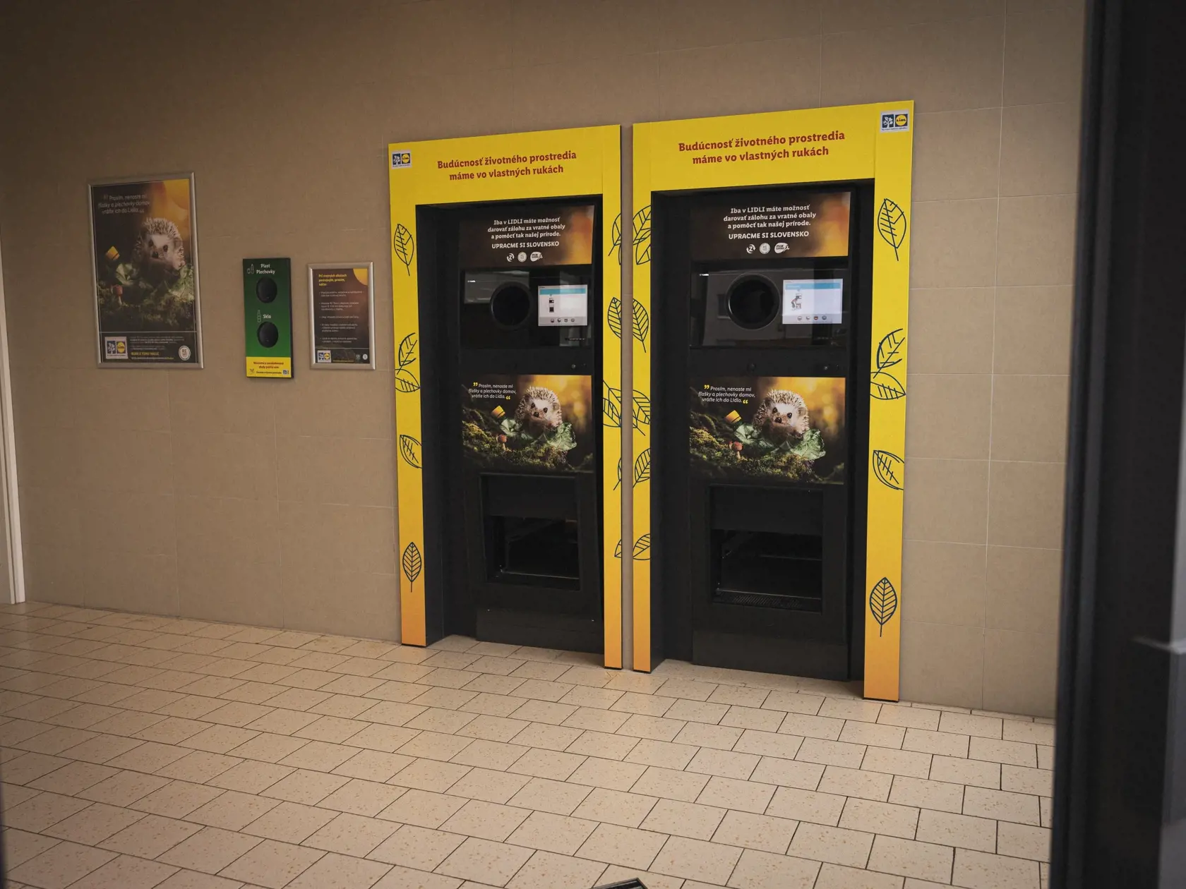 Vo väčšine predajní Lidl sú k dispozícii až dva automaty.