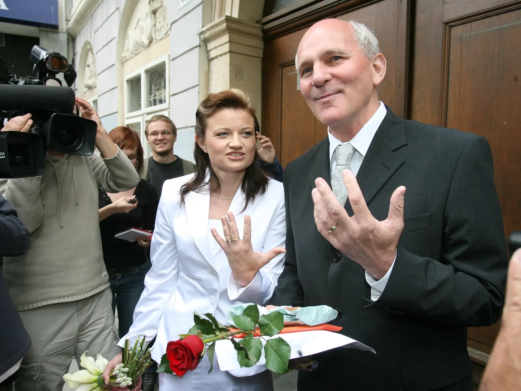 svadba Frantiska Mikloska, disidenta, poslanca a expredsedu SNR