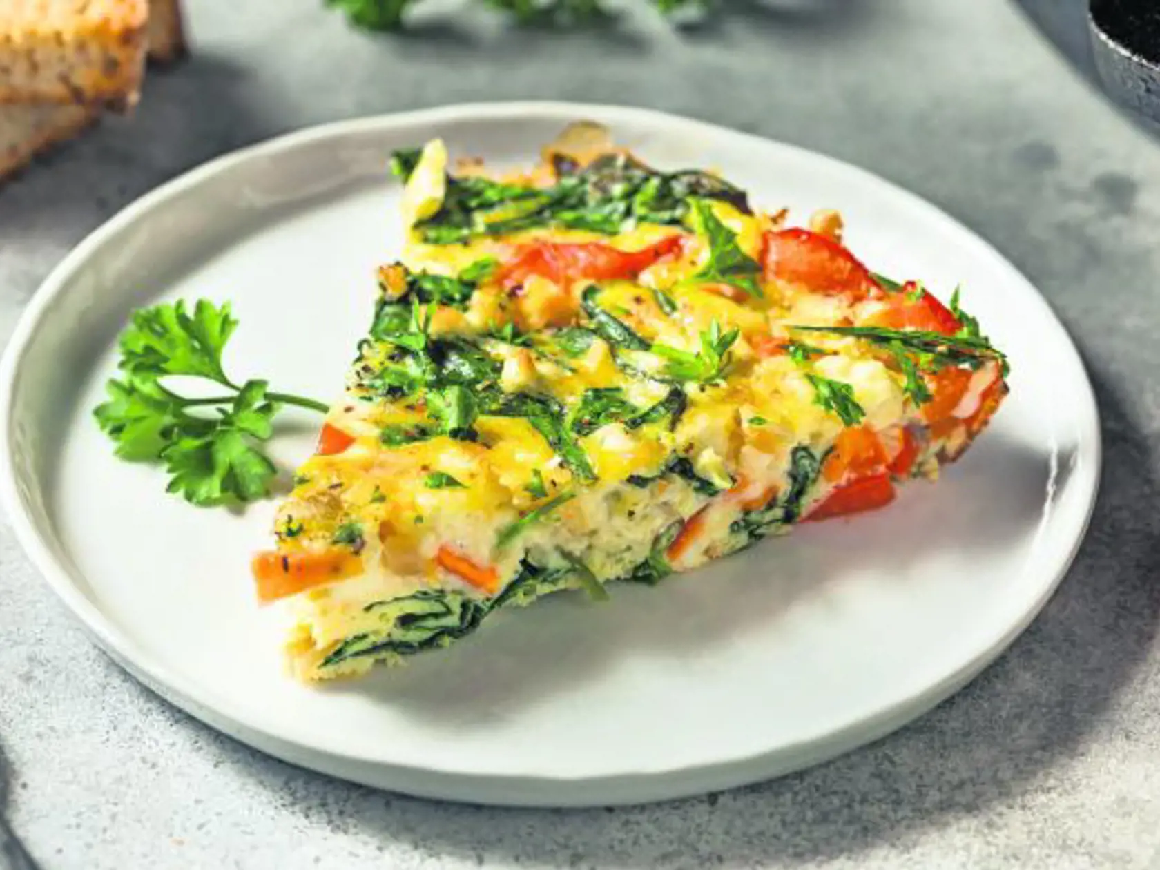 Frittata je typické talianske jedlo.
