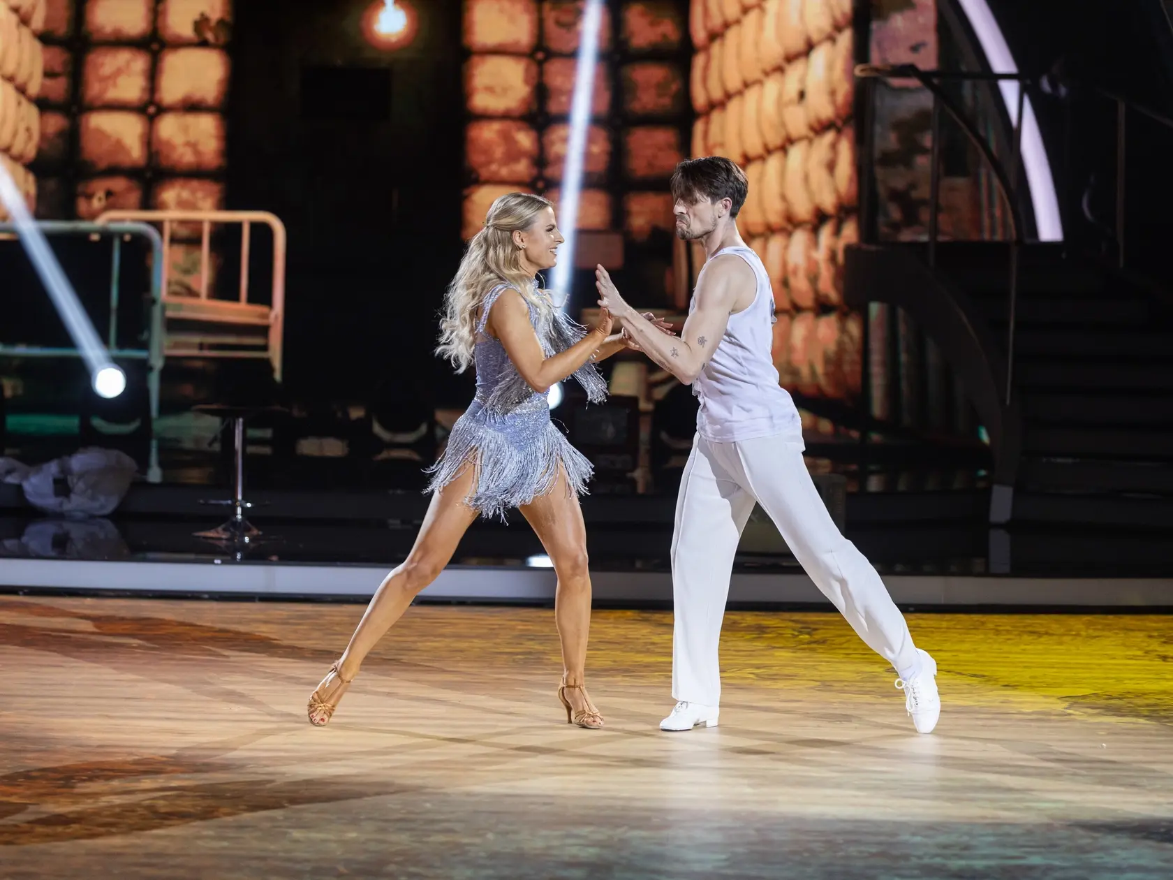 Finále šou Let's Dance. Na fotke Juraj Loj s Natáliou Horváthovou.