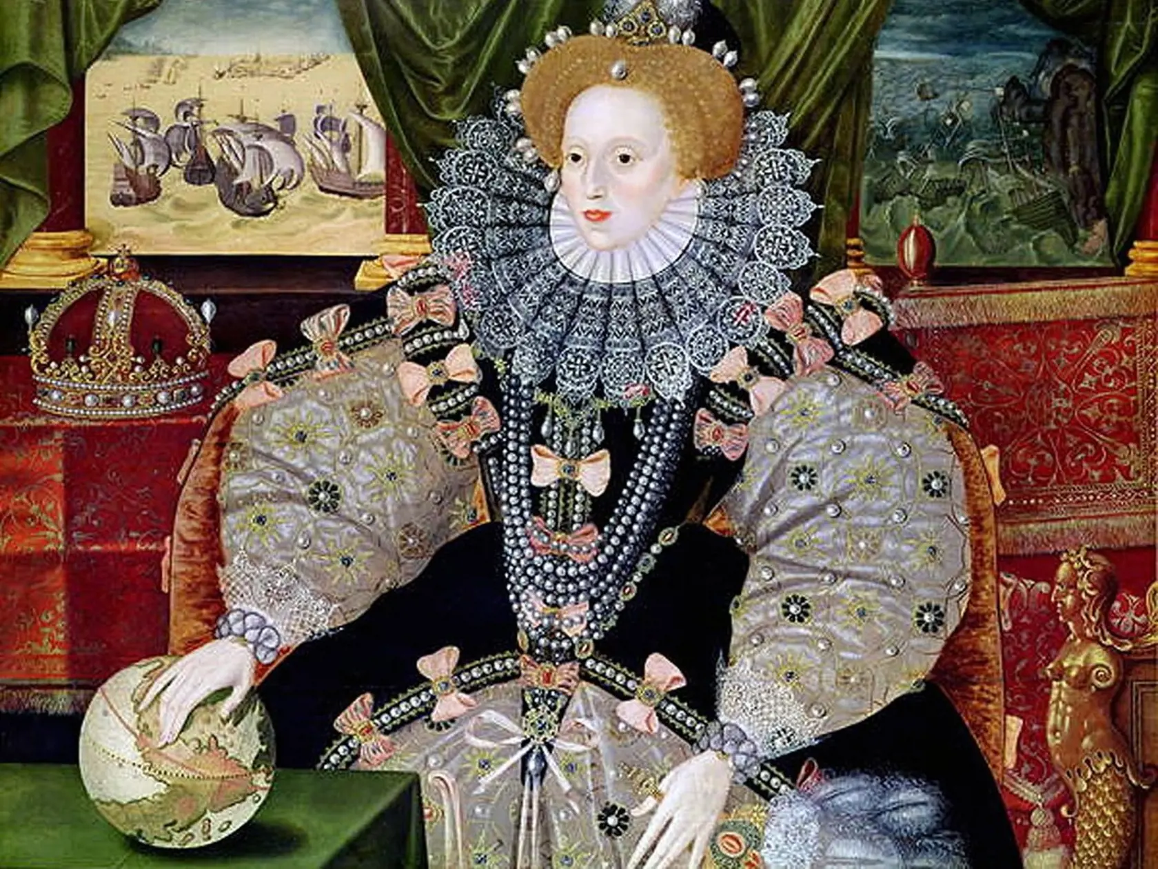Henrich VIII. sa ani od šiestich manželiek syna nedočkal. Prvorodená dcéra Mária, prezývaná Krvavá, zomrela počas epidémie chrípky v roku 1558 a na trón nastúpila druhá dcéra Alžbeta I. , ktorú mal s Annou Boleyn (foto).