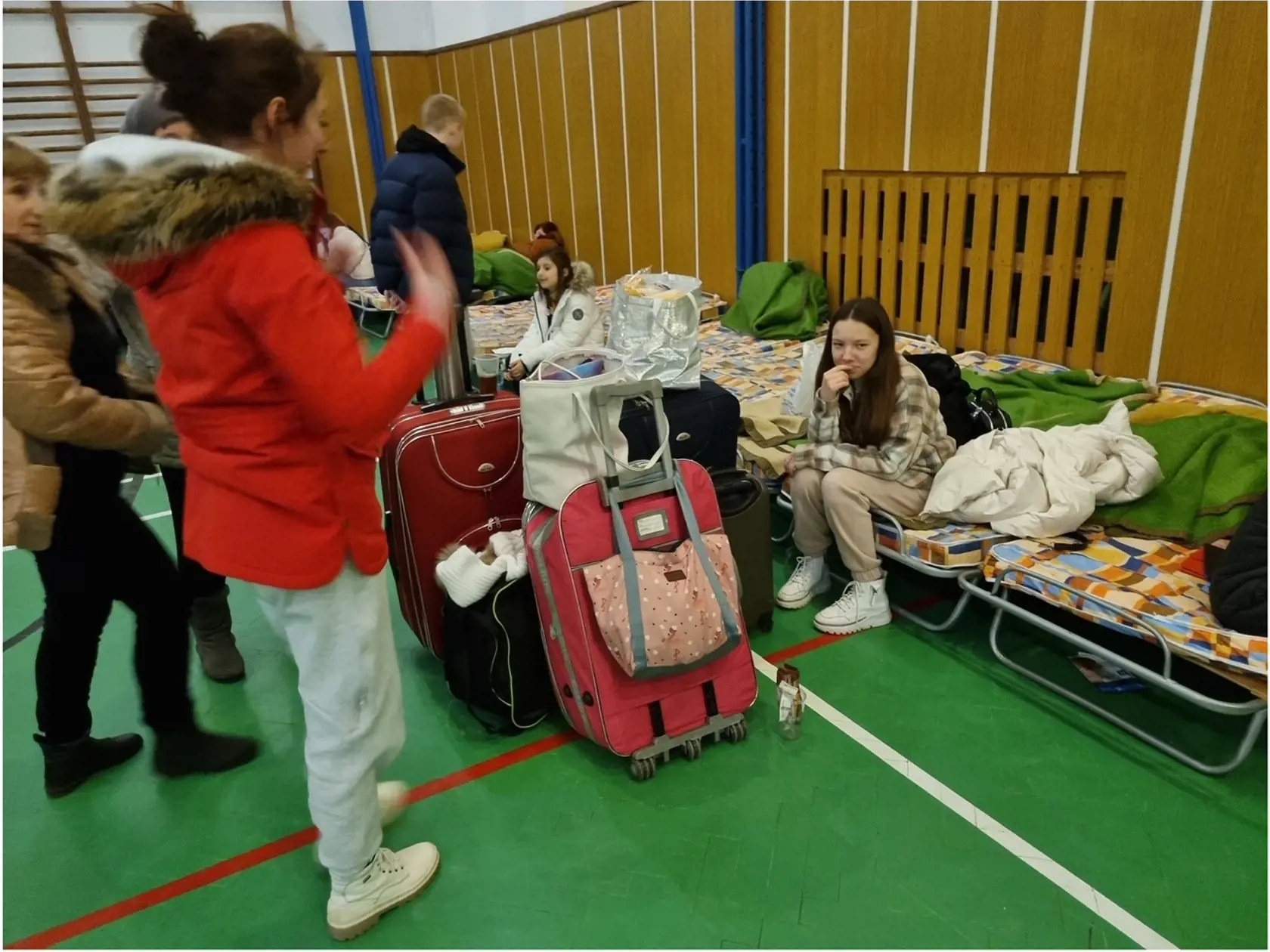 V obci Ubľa sú dočasne umiestnené deti a ženy z Ukrajiny, ktorým sa podarilo utiecť.