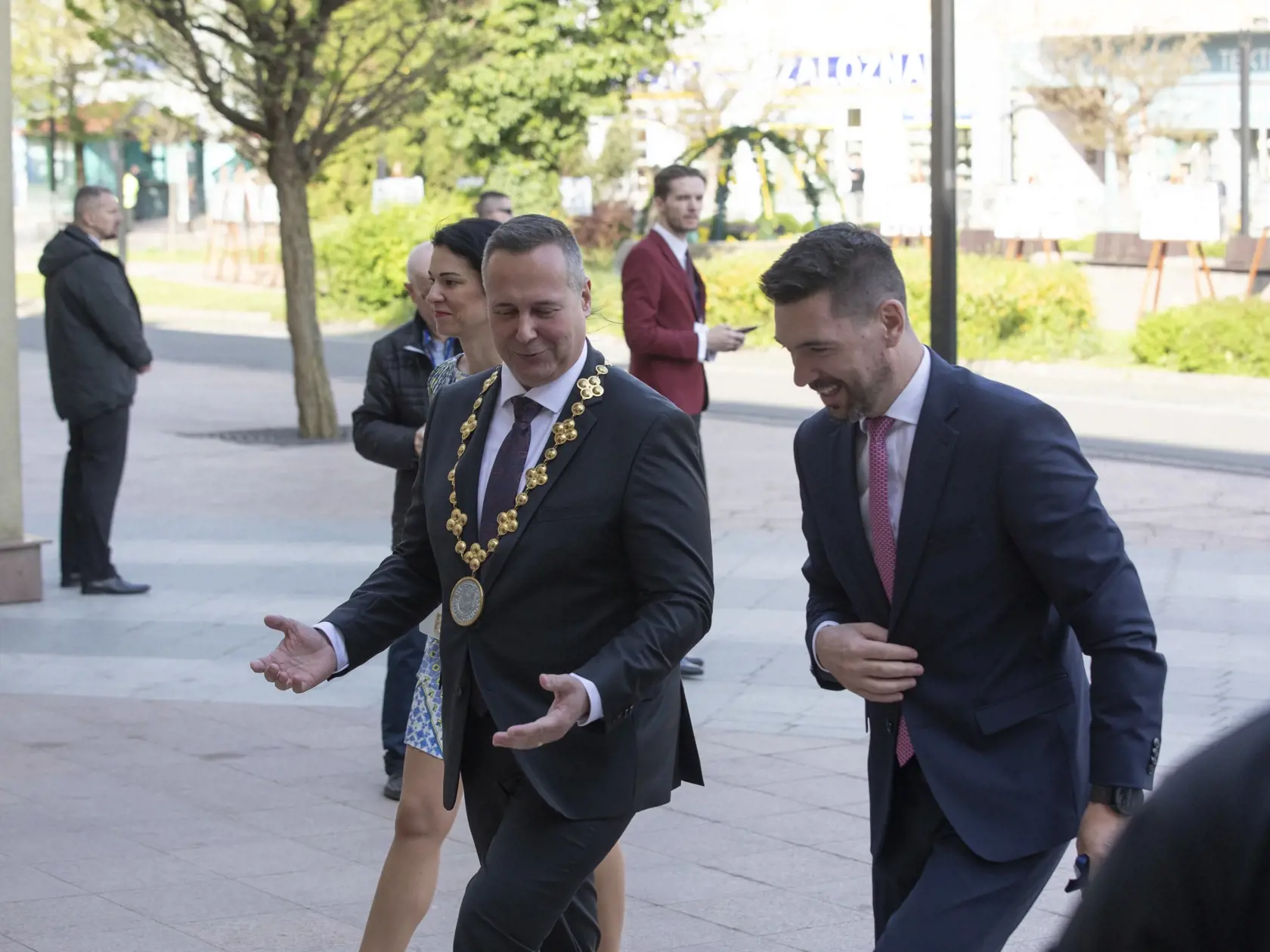   Na snímke je stretnutie vlády SR a UA  v Michalovciach.
Minister pôdohospodárstva Richard Takáč