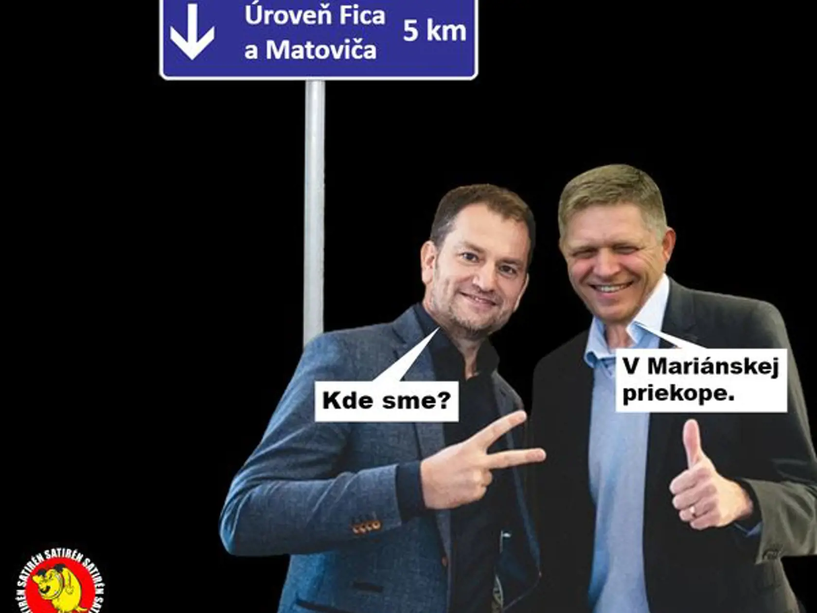 Igor Matovič a Robert Fico podľa humoristov.