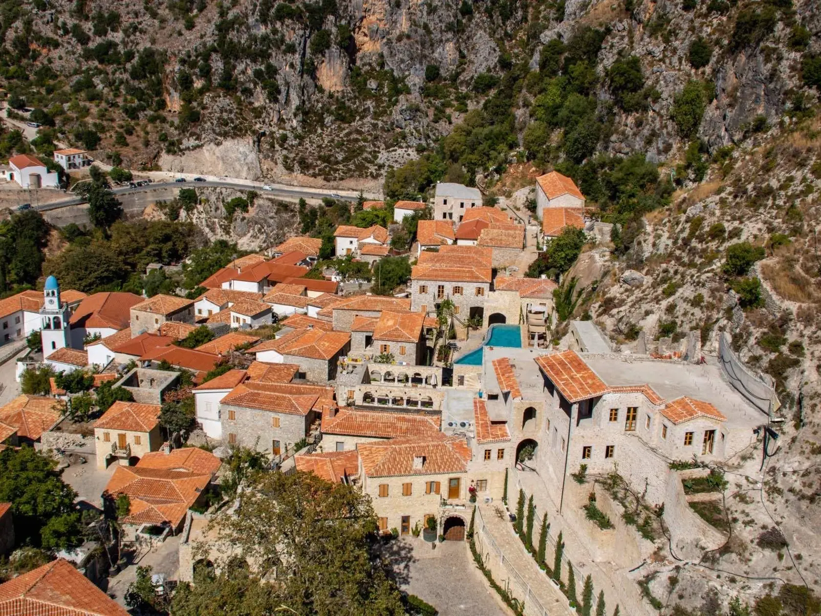 Dhërmi, Albánsko.