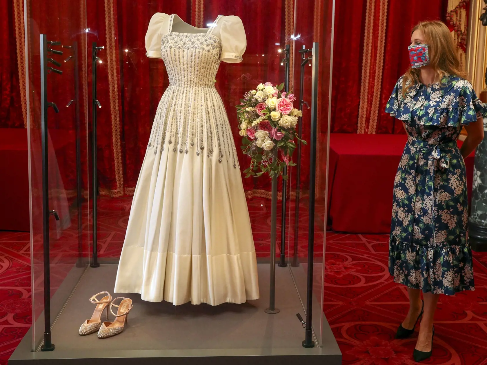 Princess Beatrice's Wedding Dress Goes On Display At Windsor Castle