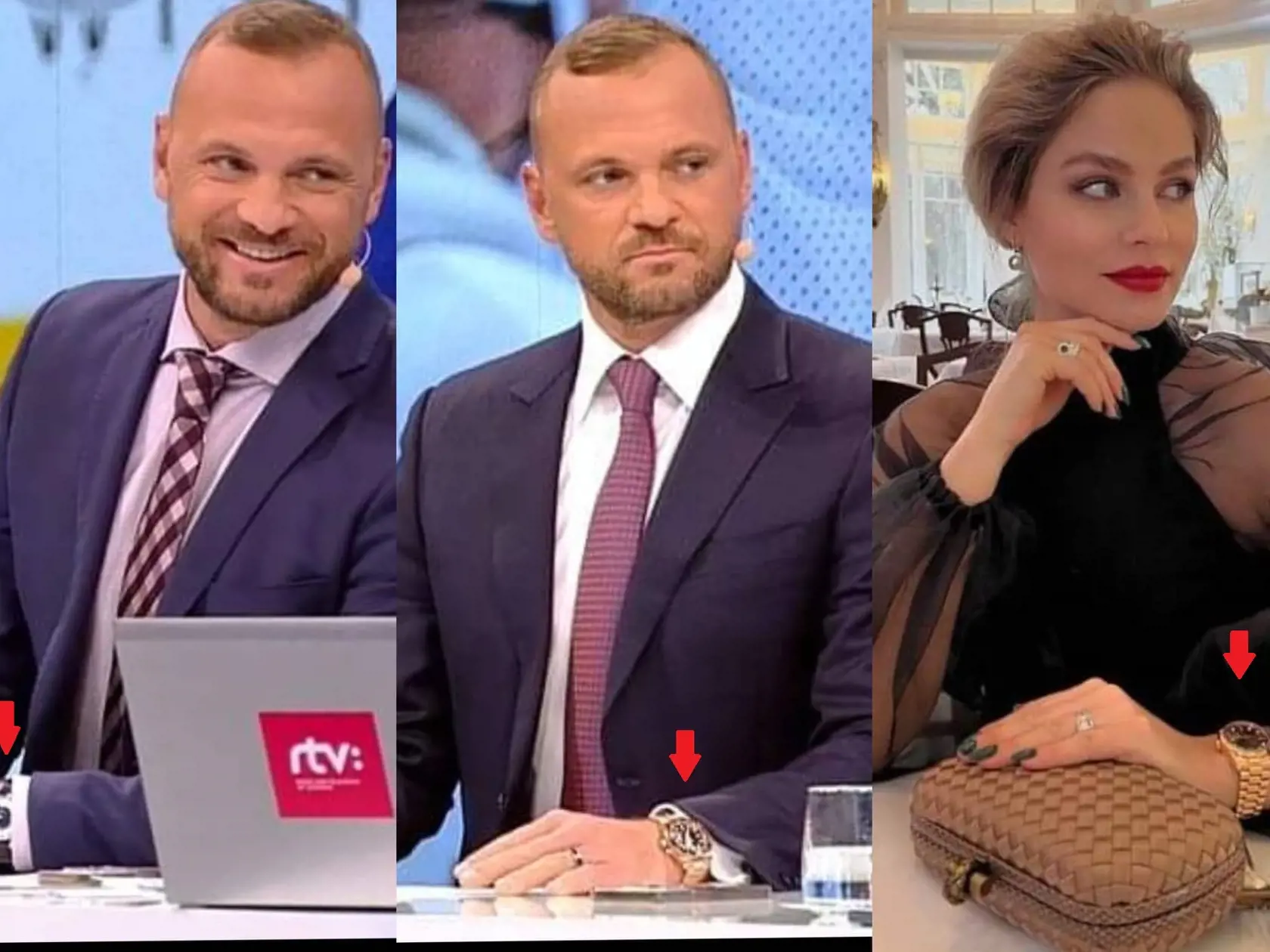 Marián Gáborík a Ivana Gáboríková nosia luxusné hodinky.
