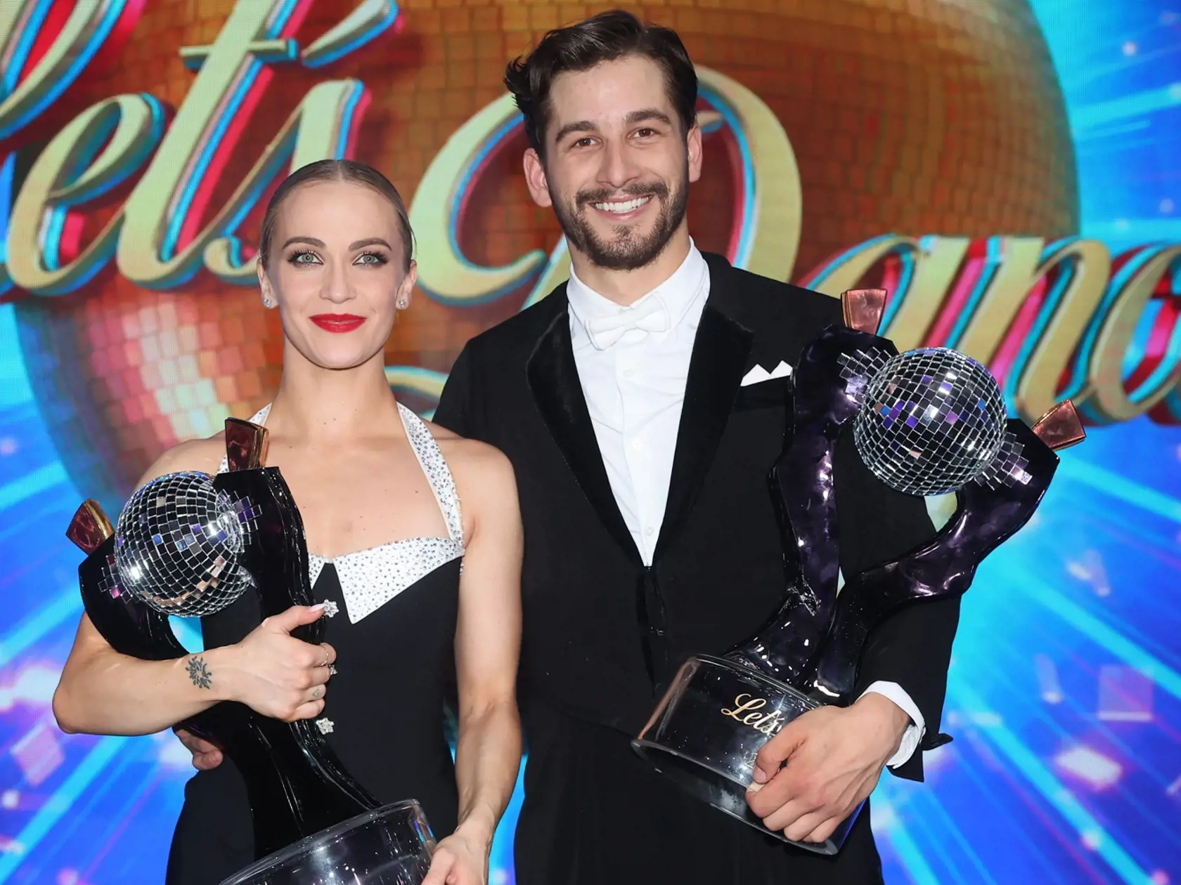 Víťazi Let´s Dance 2024 - Jakub Jablonský a Eliška Lenčešová.