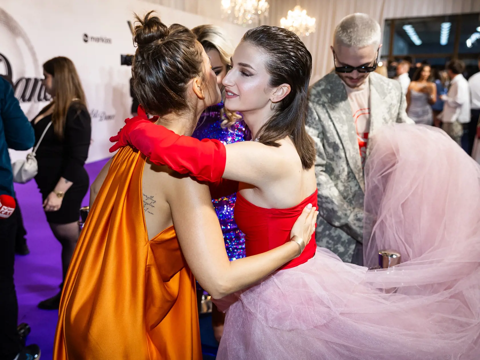 Finále tanečnej súťaže celebrít “LET’S DANCE 2024” v Bratislave. Na snímke Petra Dubayová a Kristína Svarinská.