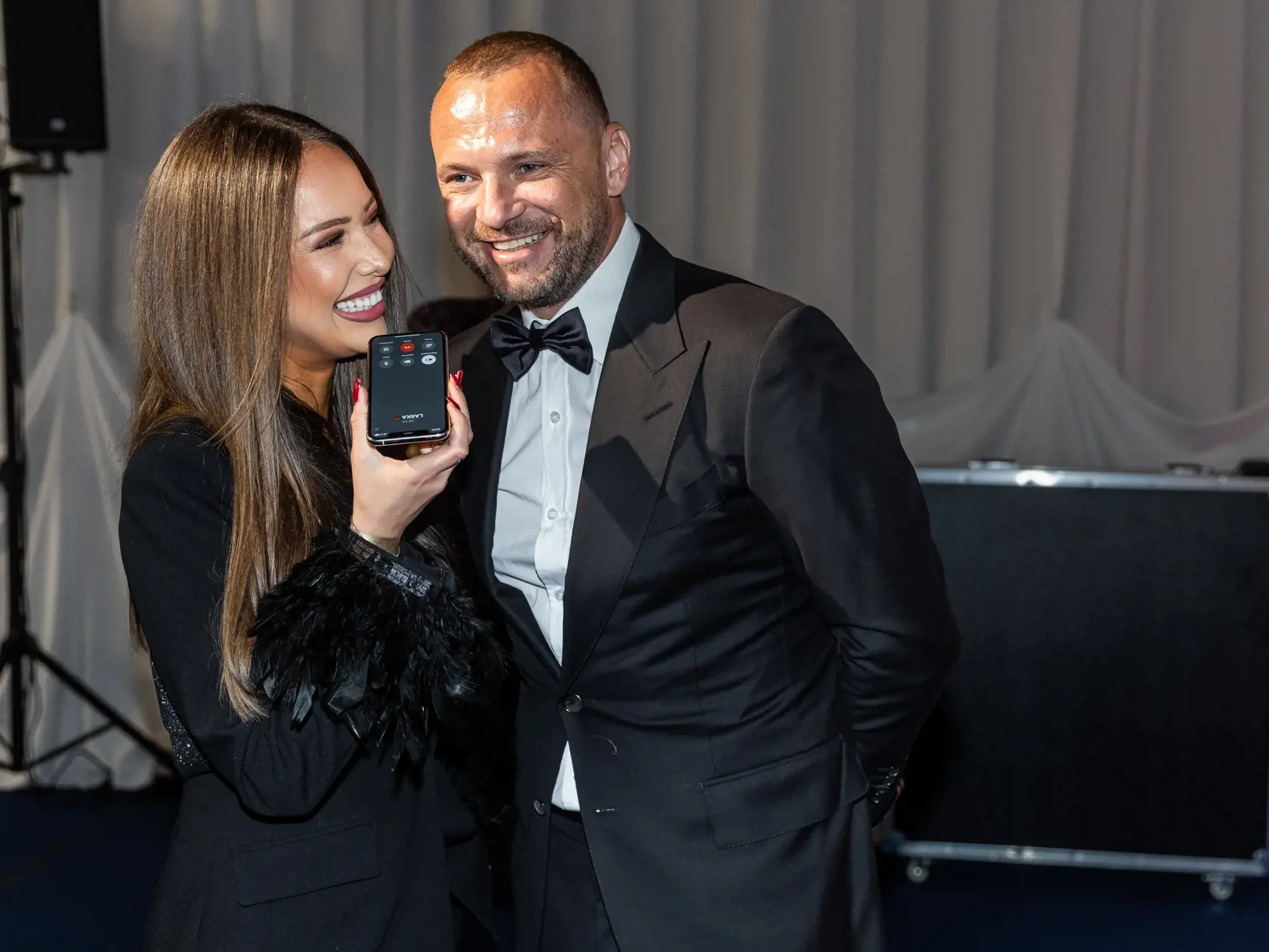 Finále tanečnej súťaže celebrít “LET’S DANCE 2024” v Bratislave. Na snímke Denisa Verná a Marián Gáborík.