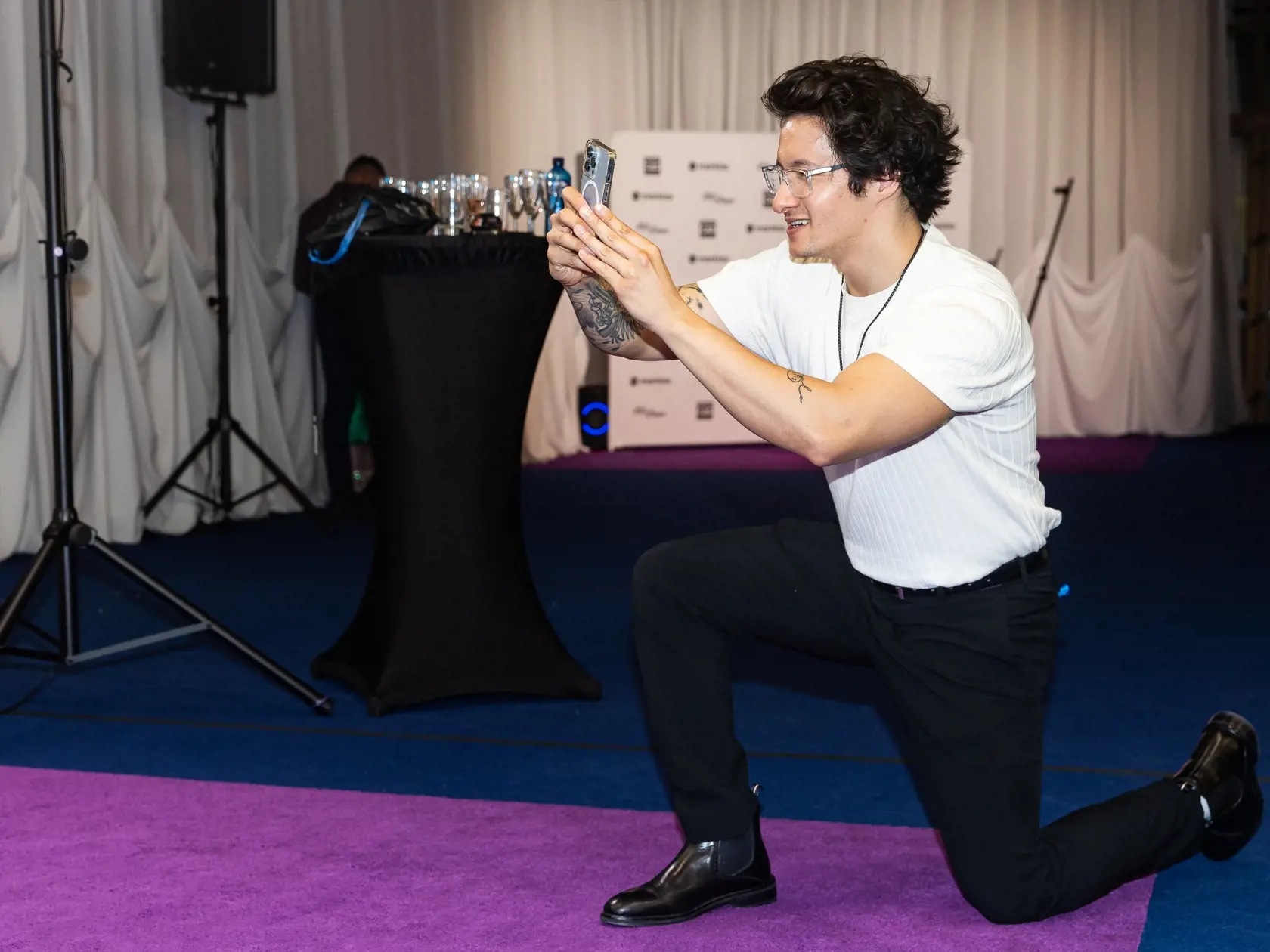 Finále tanečnej súťaže celebrít “LET’S DANCE 2024” v Bratislave. Na snímke Tony Porucha.