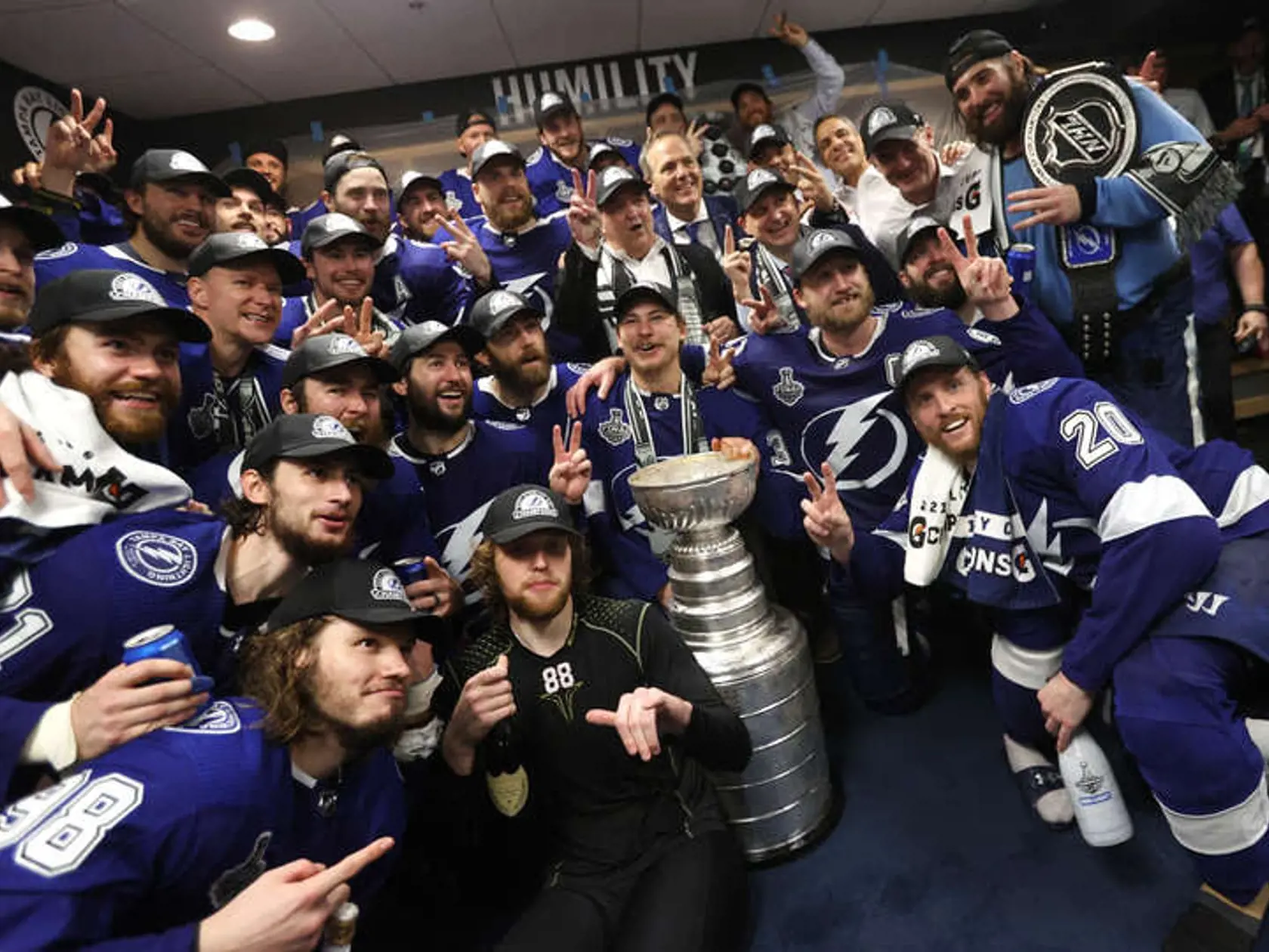 Radosť hráčov klubu Tampa Bay Lightning bola neopísateľná.