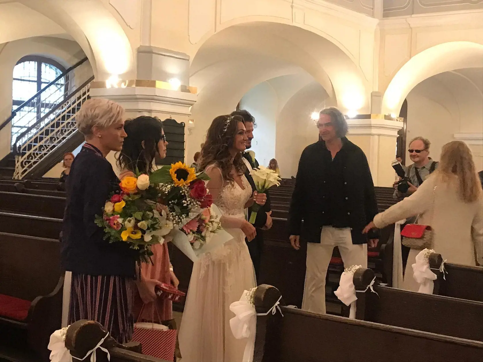 Gratulácie po svadbe.
