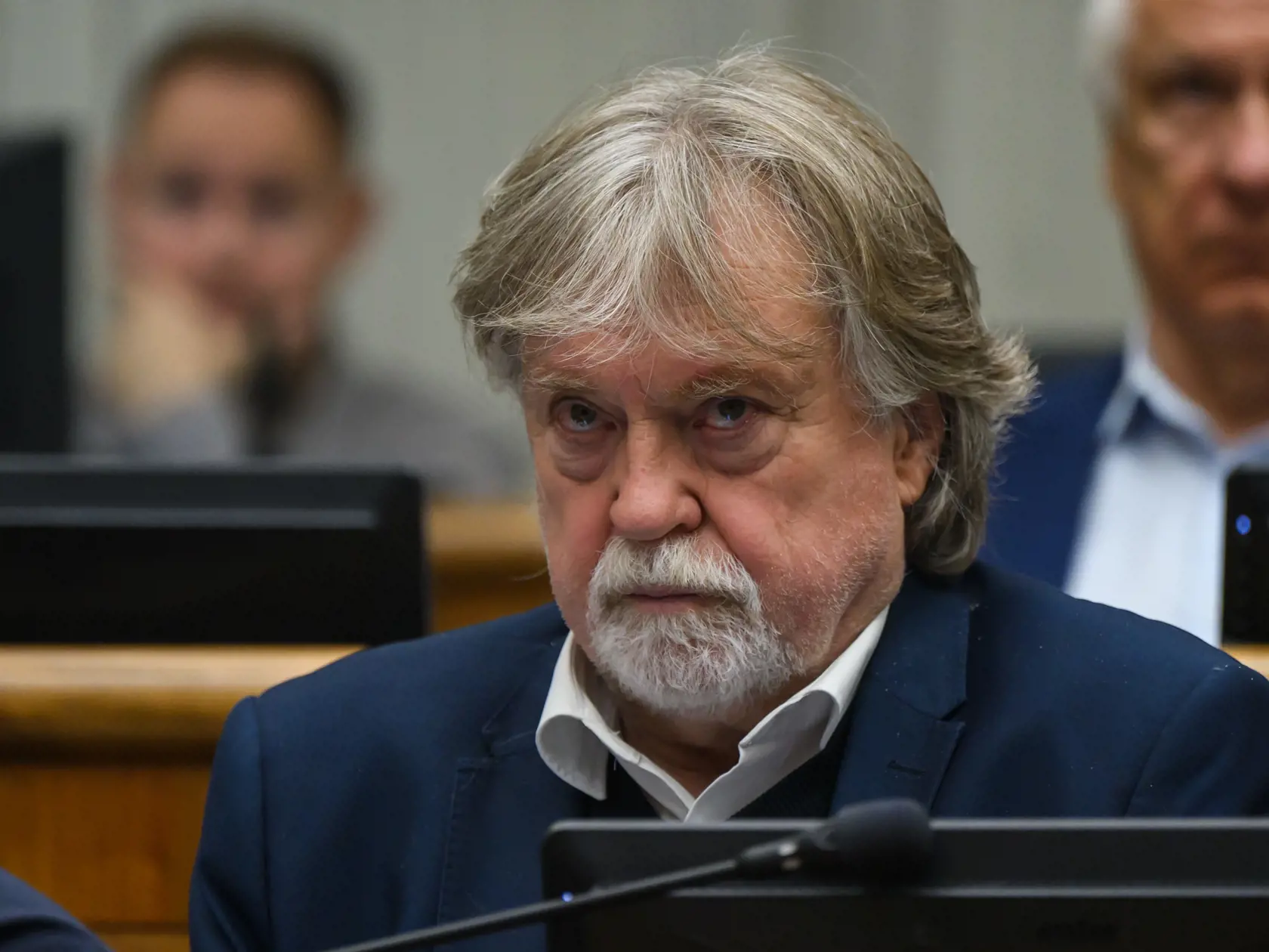 Poslanec NR SR Dušan Jarjabek (SMER) počas 22. schôdze Národnej rady SR v Bratislave 29. októbra 2024.