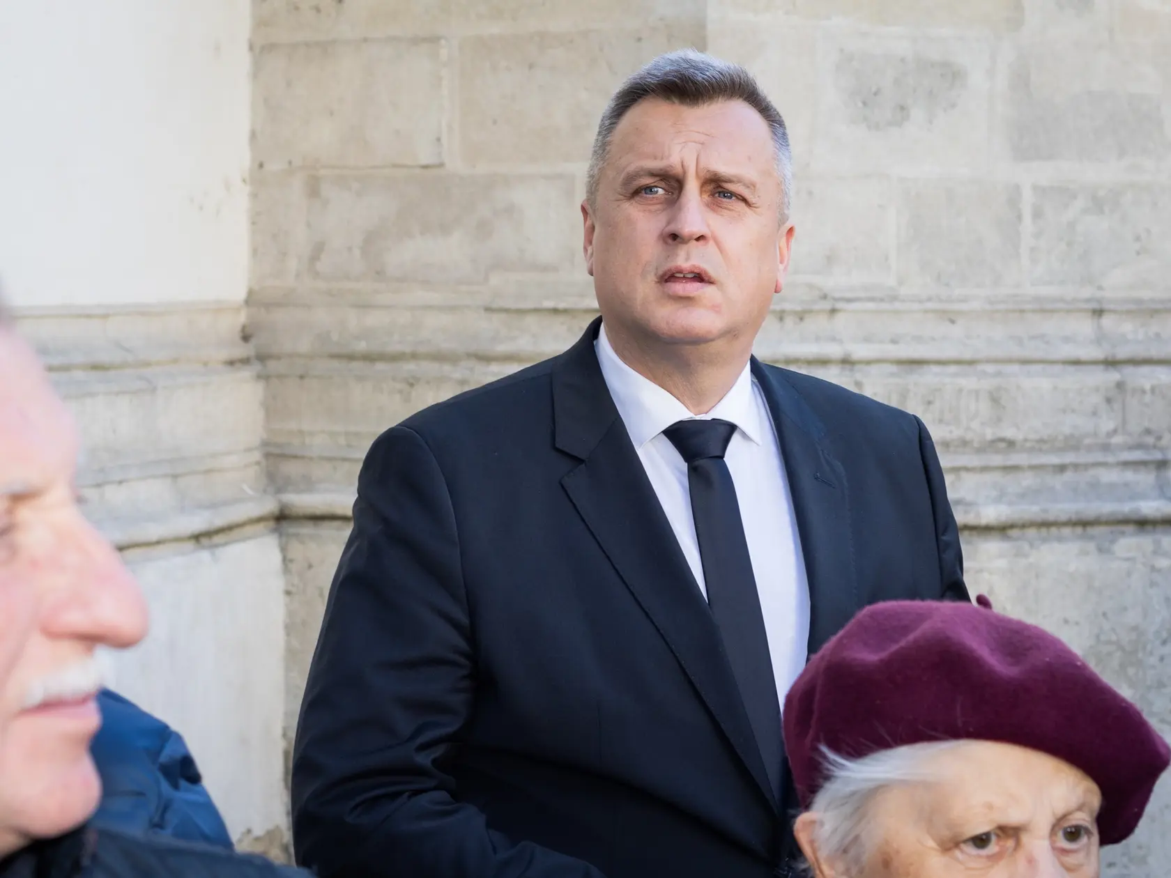 Pohreb Štefana Kvietika. Na snímke Andrej Danko.