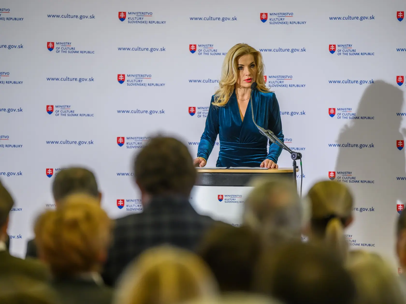 Na snímke ministerka kultúry SR Martina Šimkovičová.