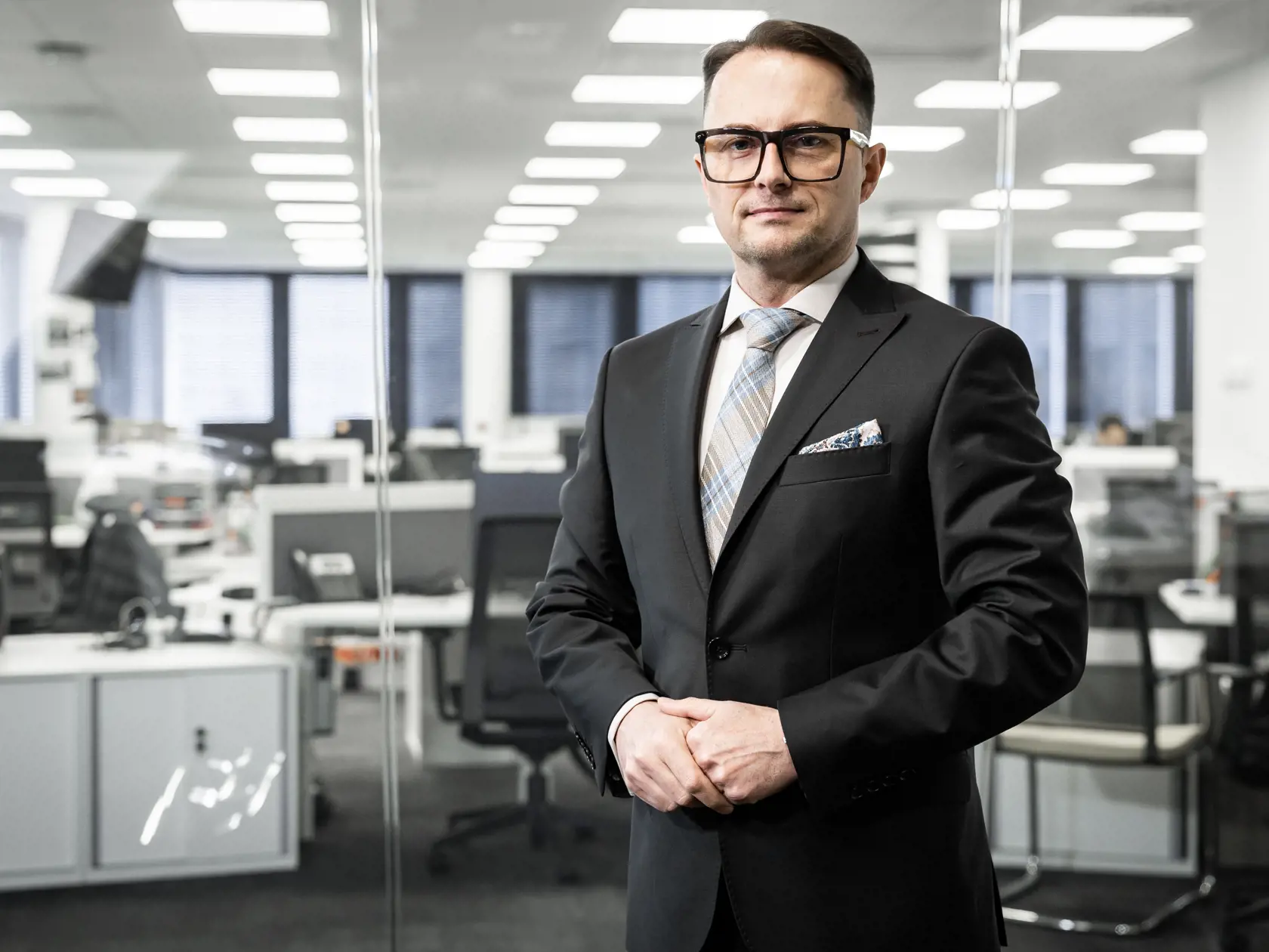 Diskusná relácia "Karty na stôl", ktorej hosťom bol Miroslav Řádek.