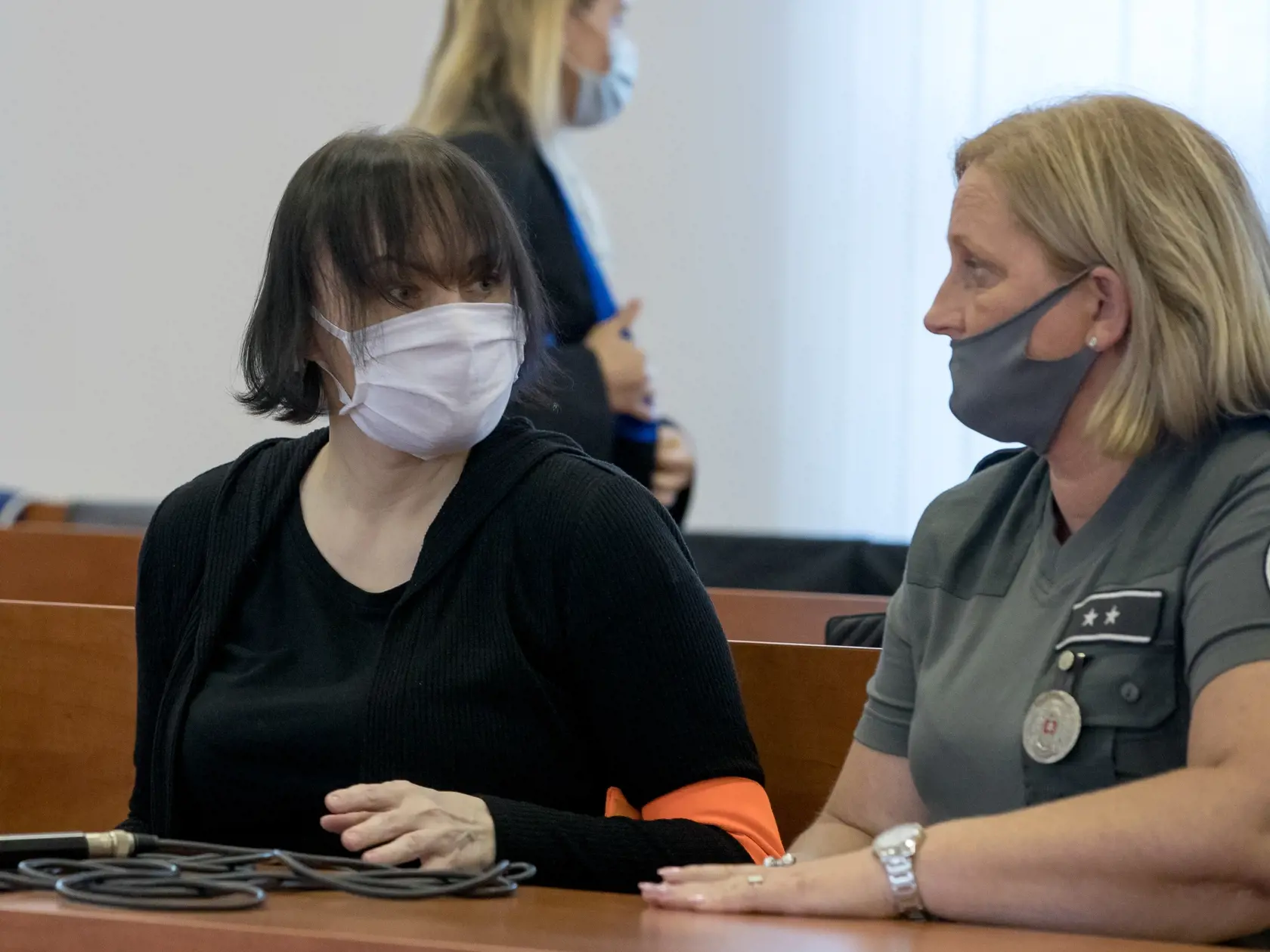 Súdne pojednávanie na Špecializovanom trestnom súde v Pezinku vo veci vraždy Jána Kuciaka a Martiny Kušnírovej. Na snímke je obžalovaná Alena Zsuzsová.