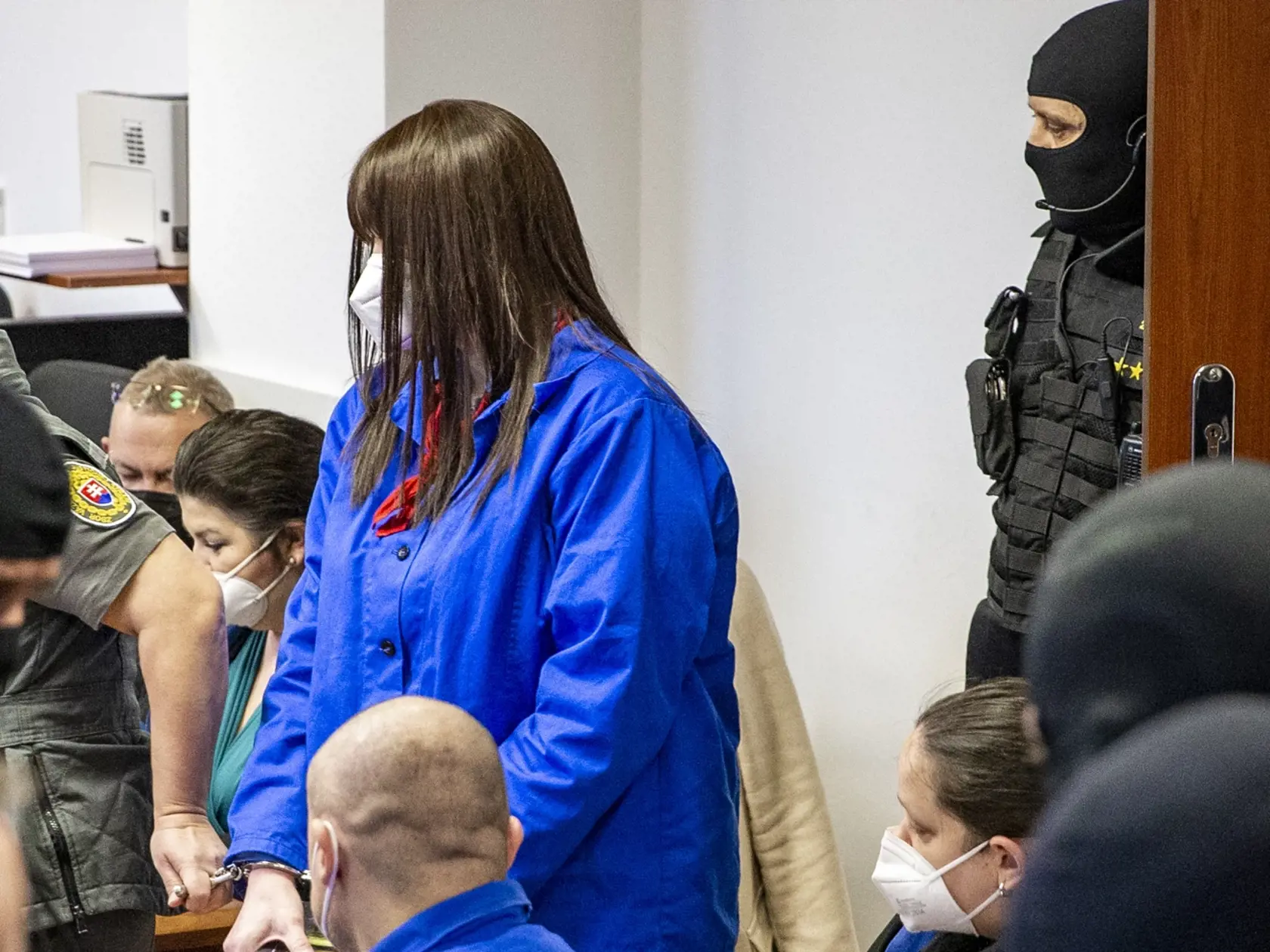 Prípad zavraždeného novinára Jána Kuciaka a jeho snúbenice Martiny Kušnírovej sa vrátil späť na Špecializovaný tresný súd. Na snímke je Alena Zsuzsová. 
