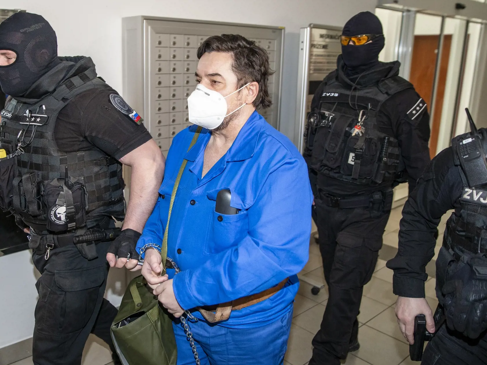 Pojednávanie v prípade vrážd Jána Kuciaka a Martiny Kušnírovej na Špecializovanom trestnom súde v Pezinku.  Na snímke je Marián Kočner. 
