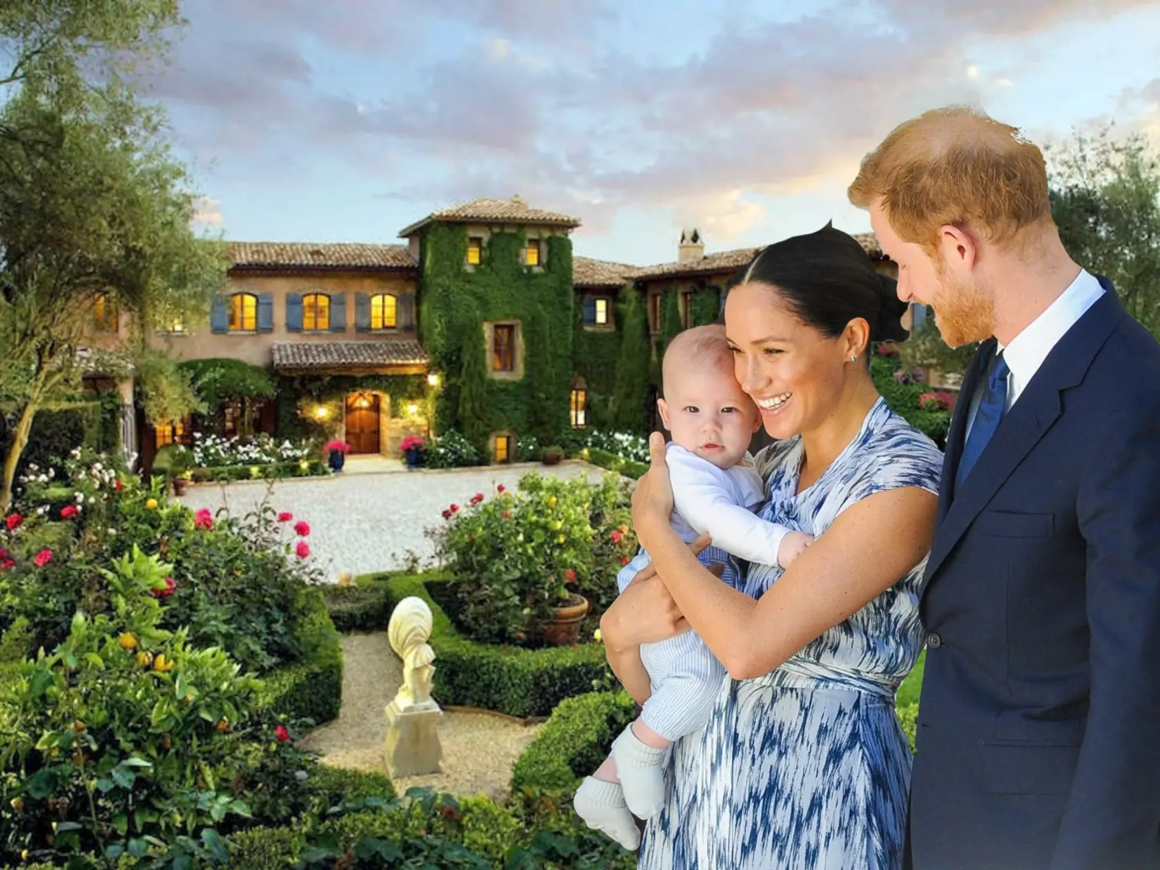 Harry s Meghan a Archiem majú nový domov.