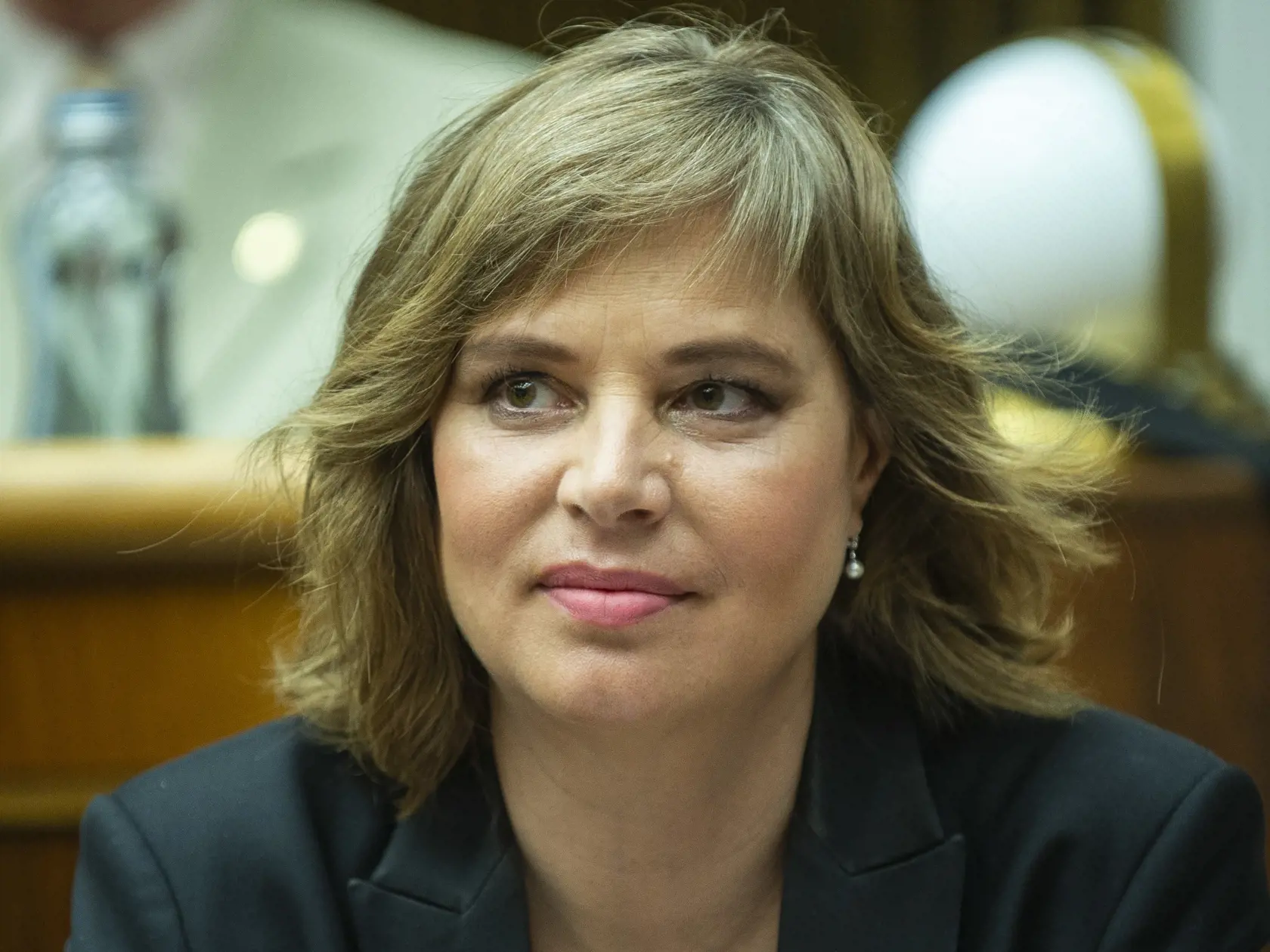 Na snímke poslankyňa NR SR Veronika Remišová (Za ľudí) počas rokovania 90. schôdze parlamentu 16. mája 2023 v Bratislave.