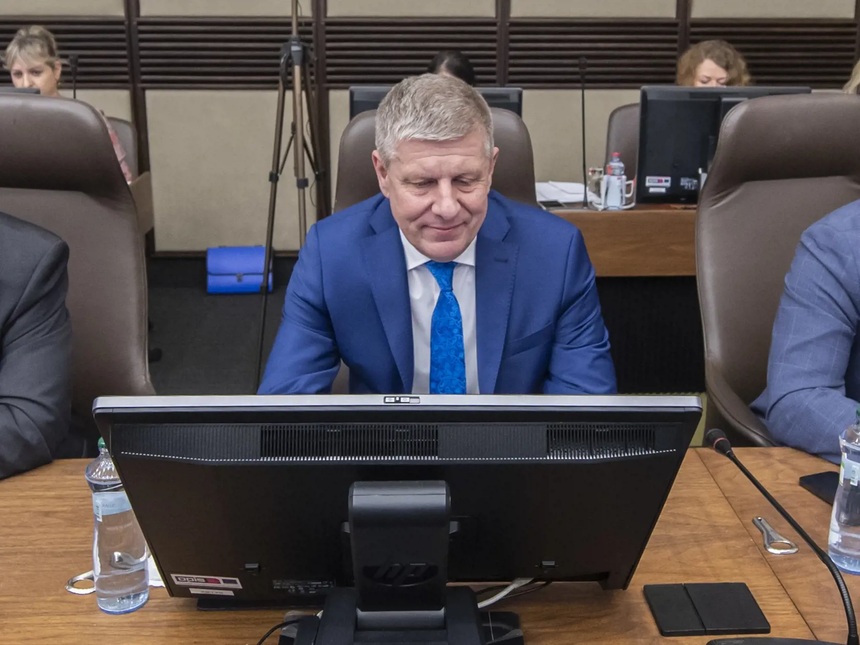 Na snímke dočasne poverený minister zdravotníctva SR Vladimír Lengvarský (nominant OĽaNO) počas 138. schôdze vlády SR 1. marca 2023 v Bratislave. FOTO TASR - Martin Baumann
