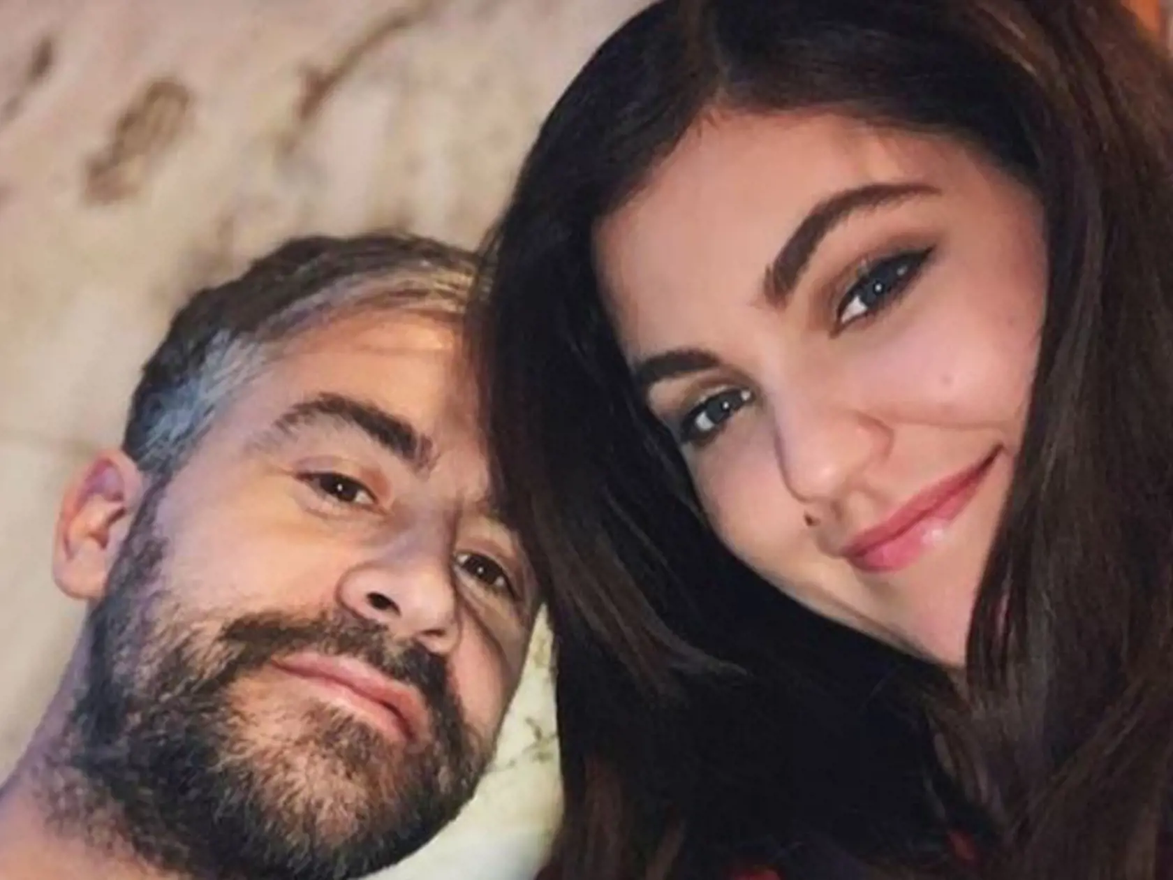 Aleš Mlátilík s expriateľkou Celeste Buckingham.